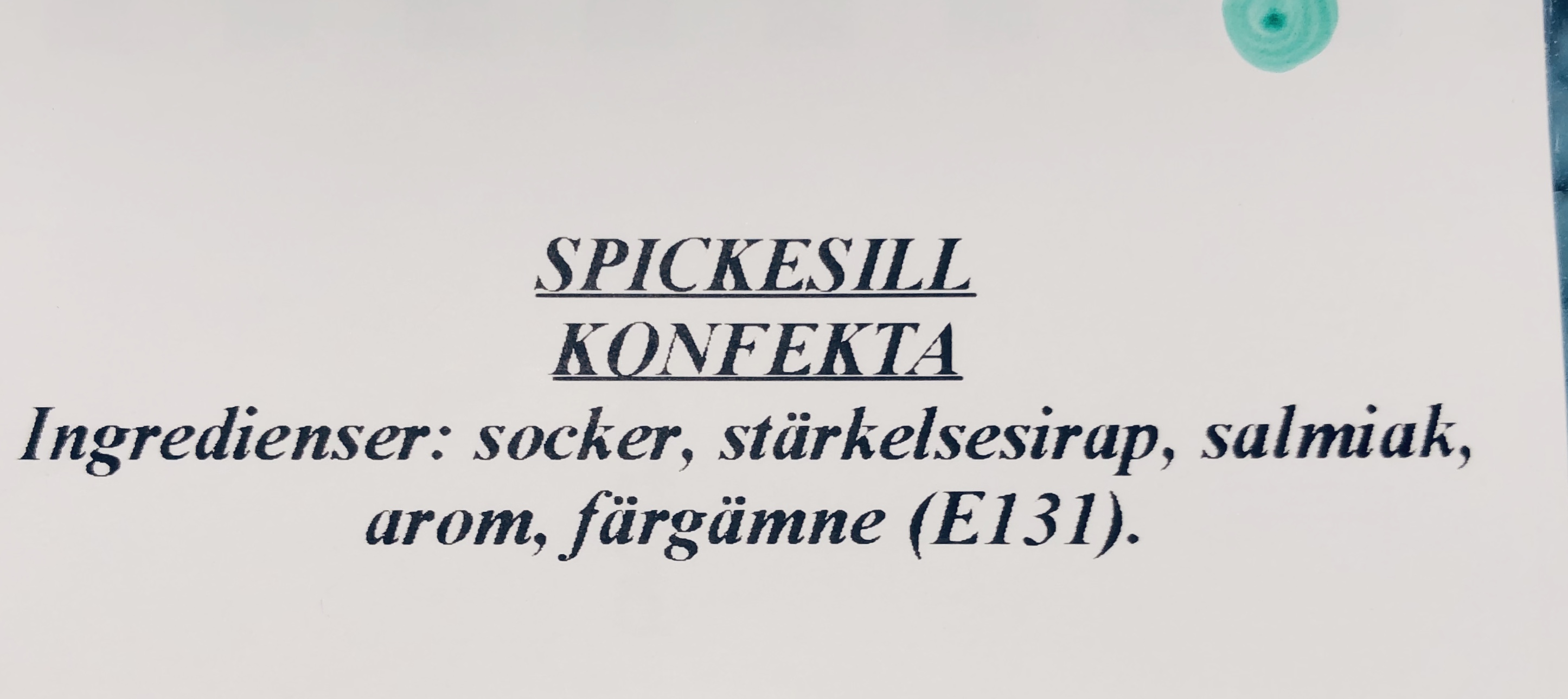 Spickesill