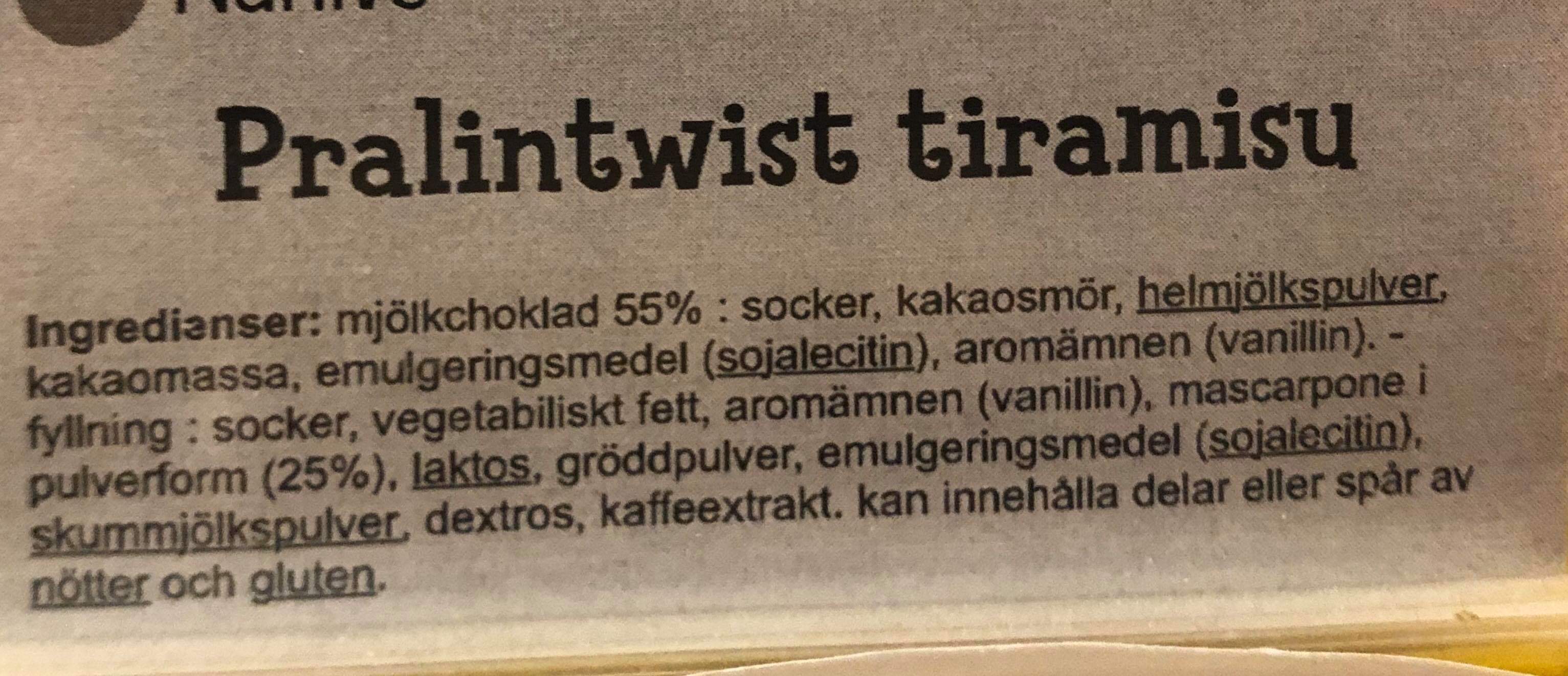 Pralintwist tiramisu