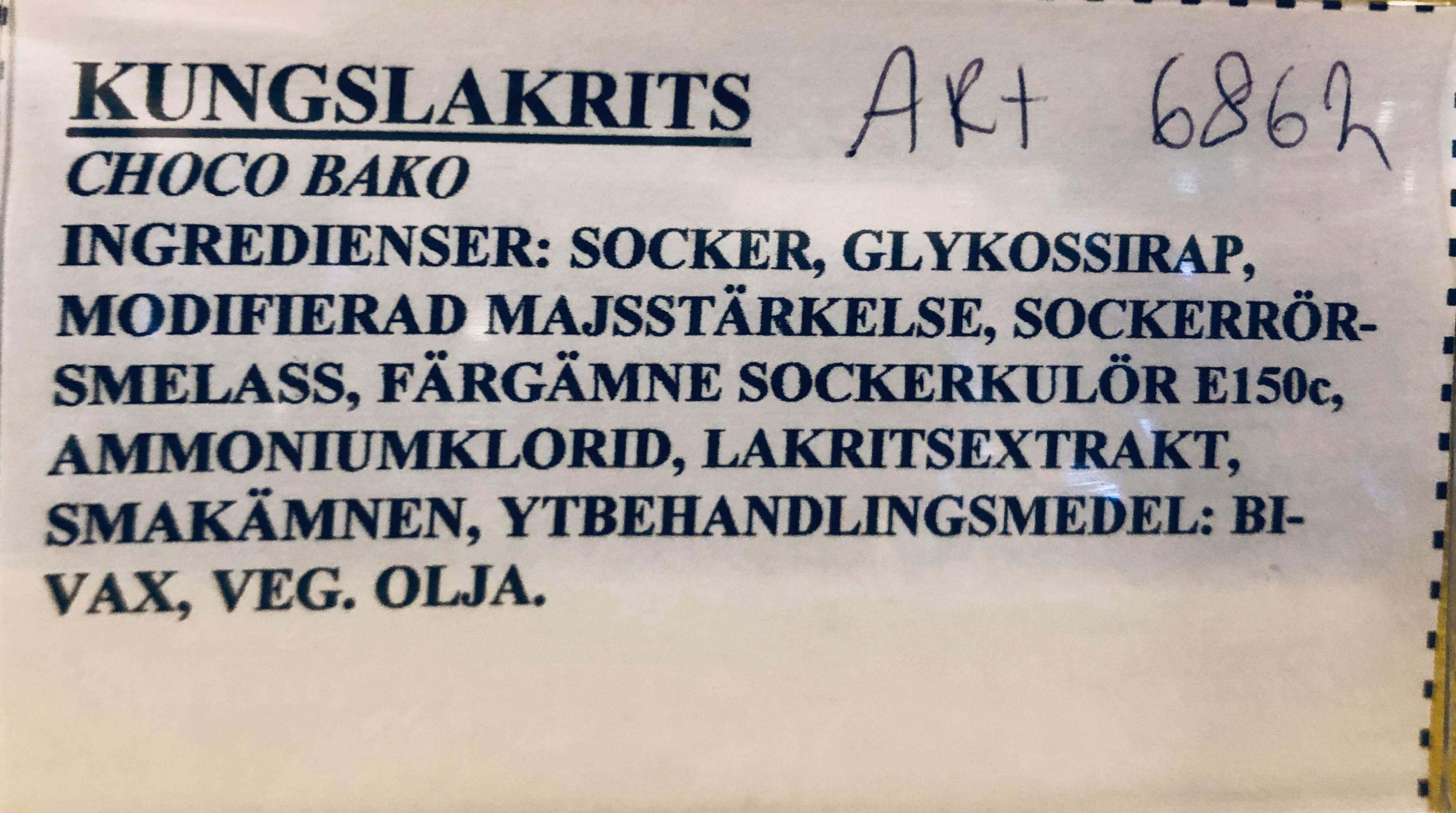 Kungslakrits