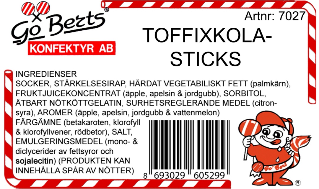 Toffixkolasticks