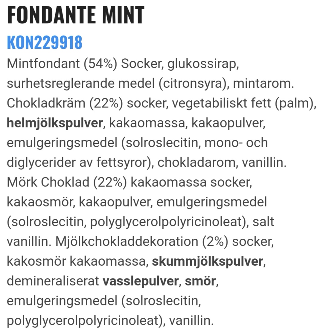Fondante mint