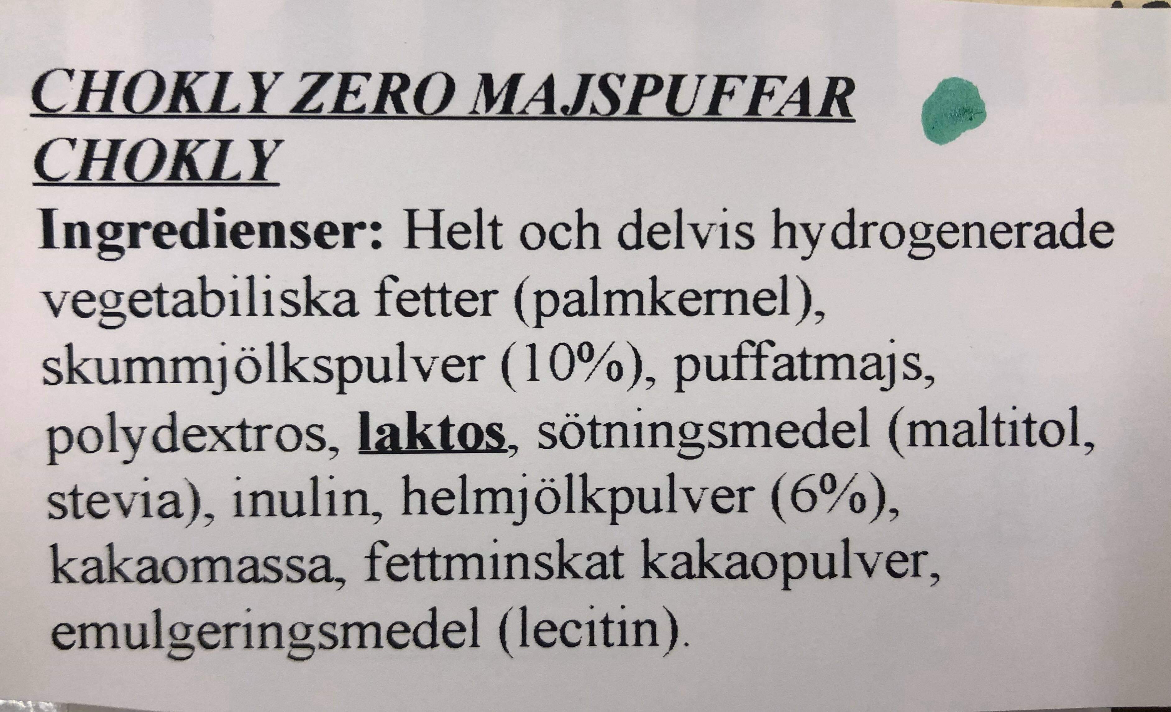 Sockerfri chokladmajsboll