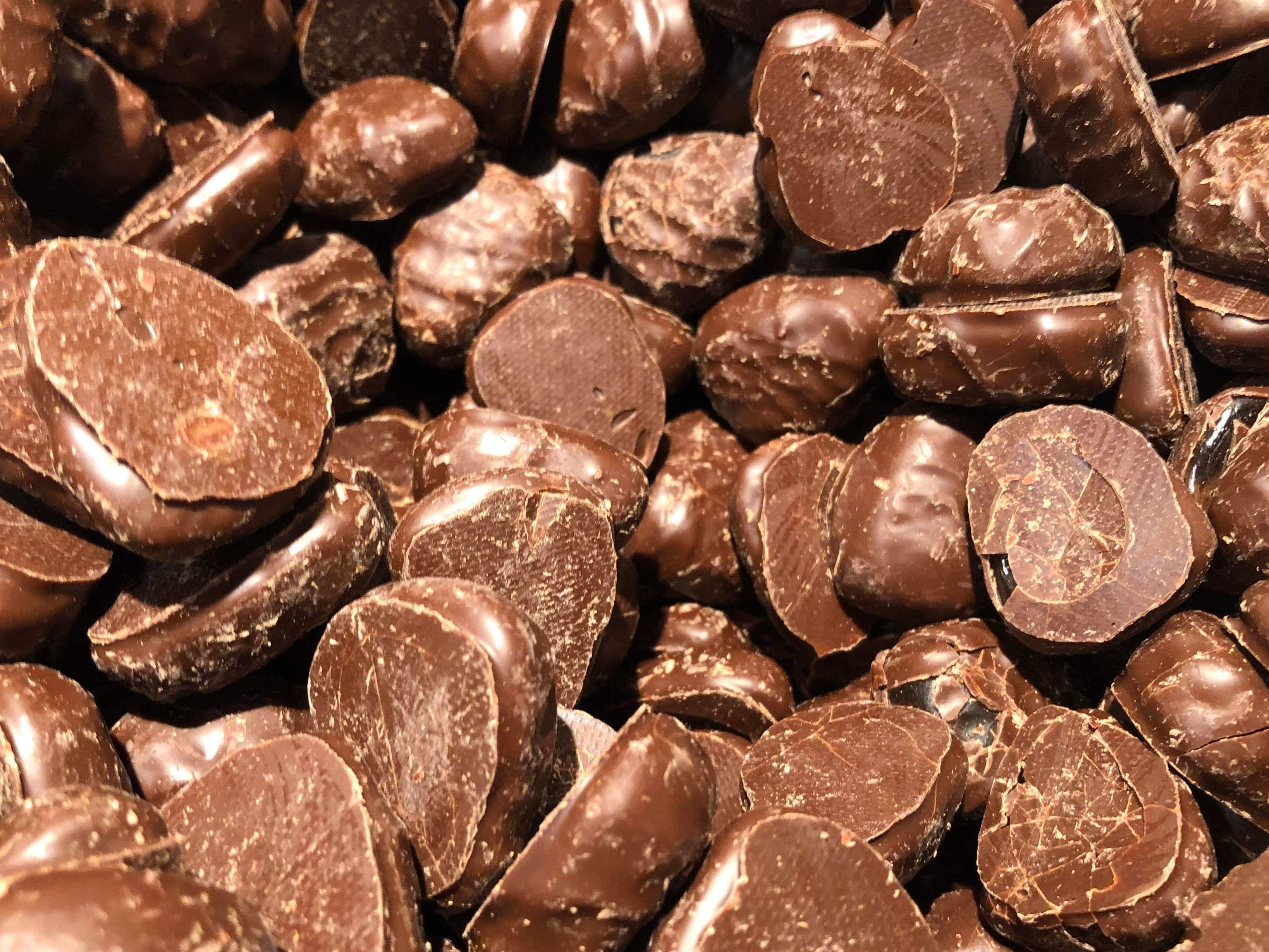 Jordgubbsgele chokladdoppad