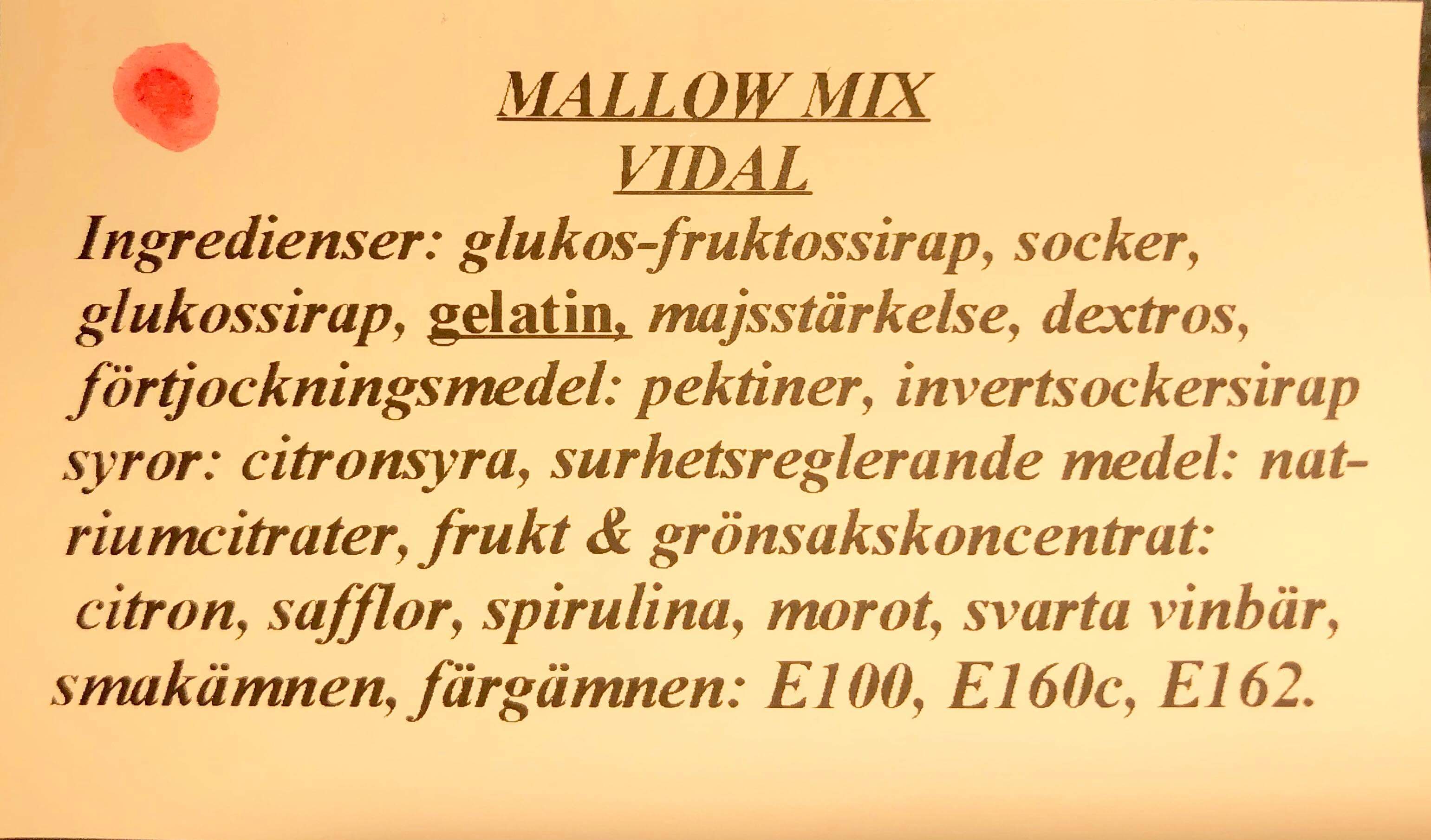 Mallow mix
