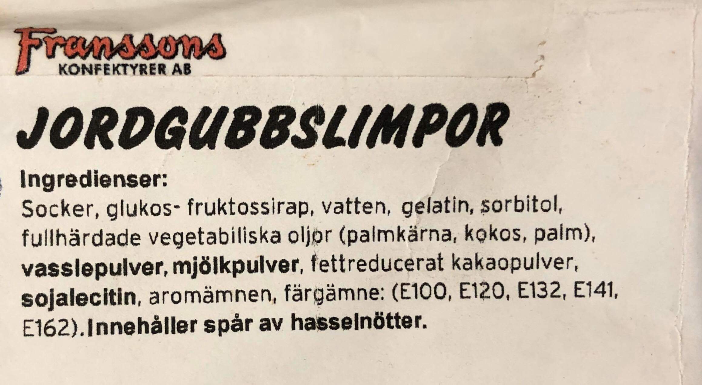 Jordgubbslimpor