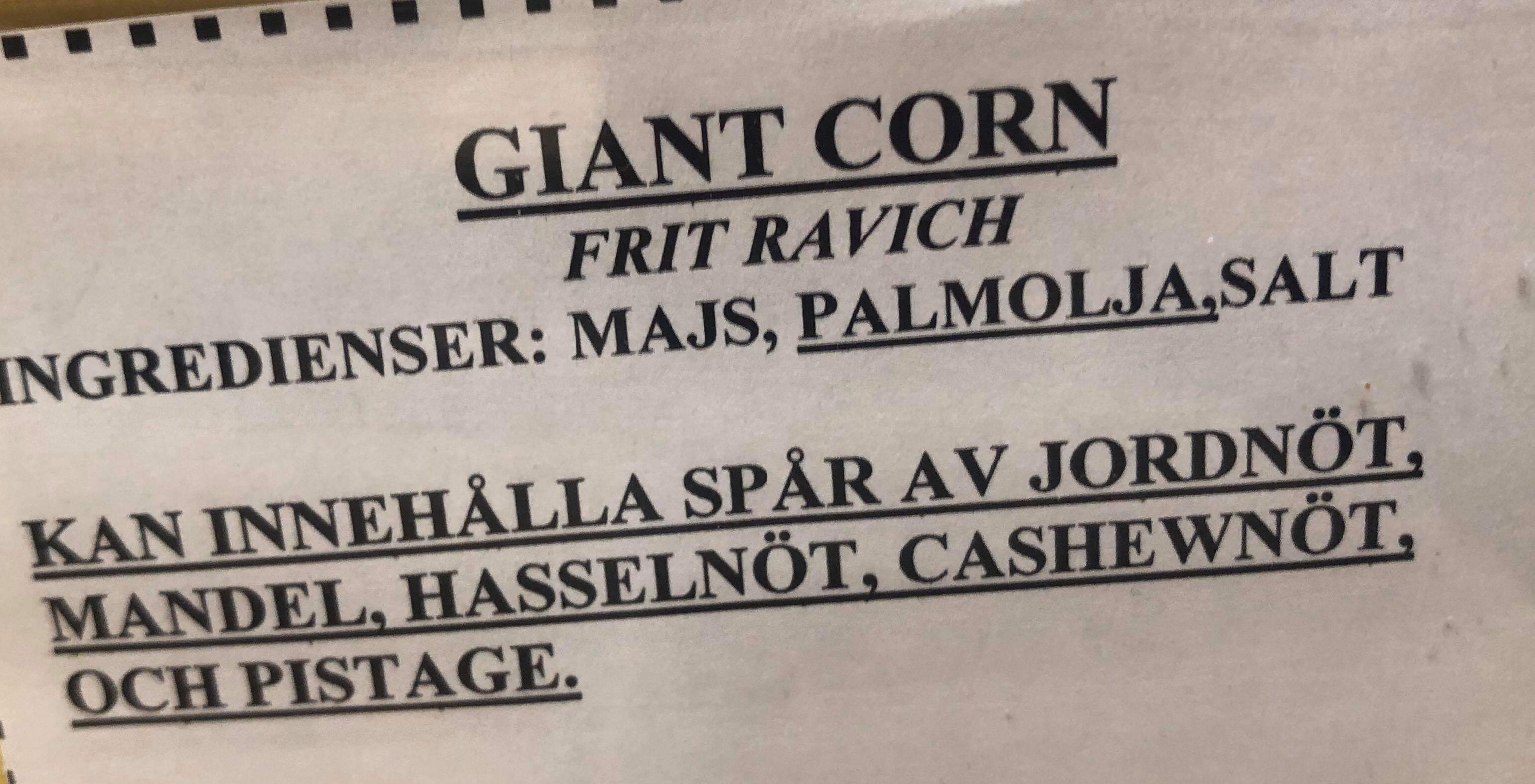 Giant corn