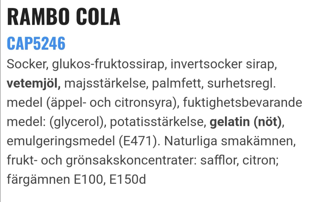 Rambo cola