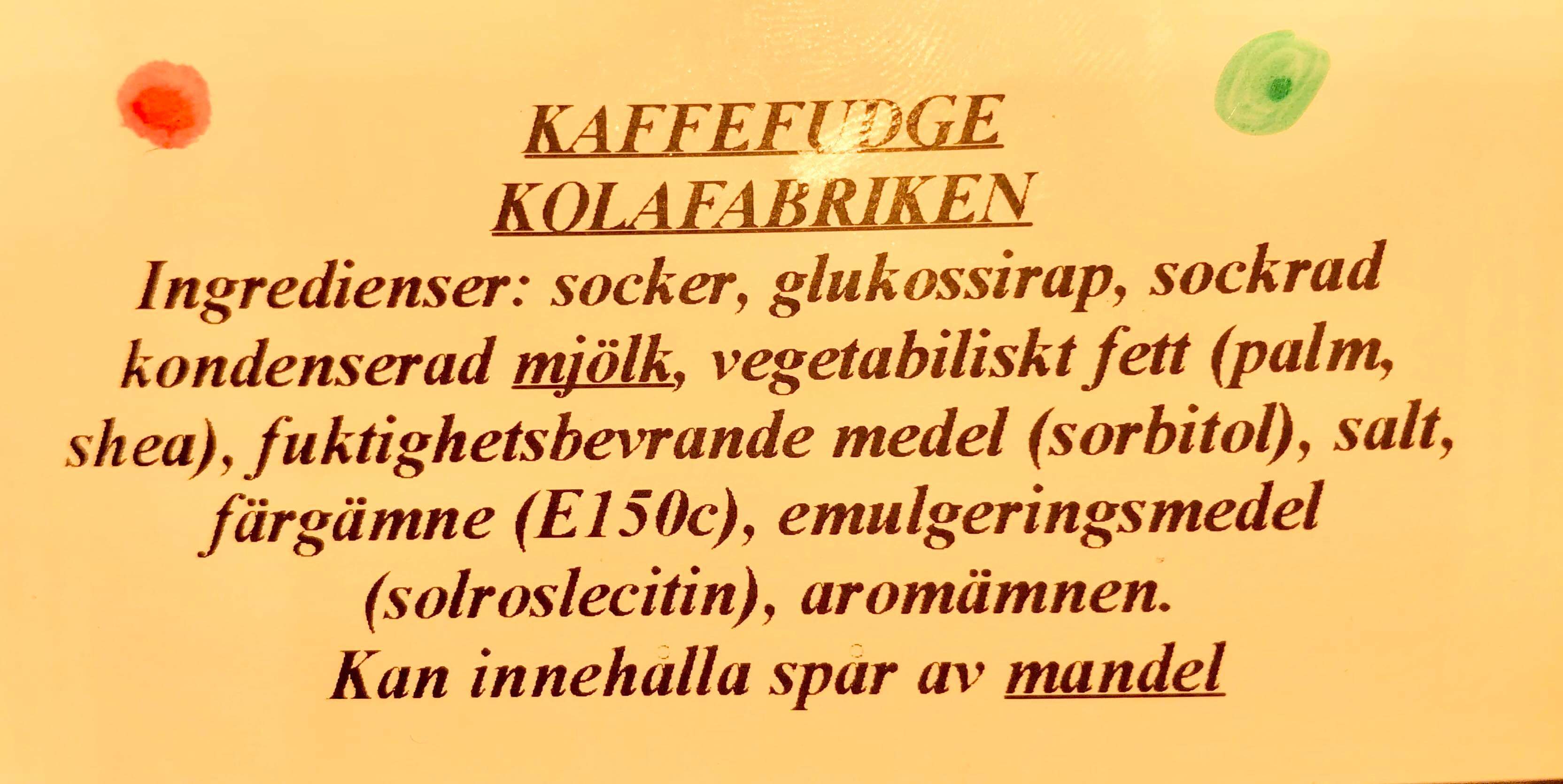 Kaffefudge
