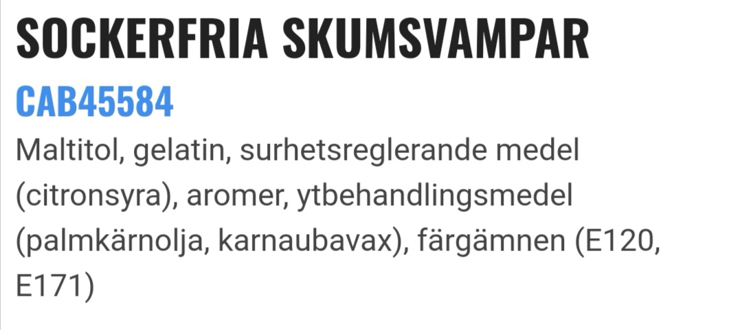 Sockerfria skumsvampar