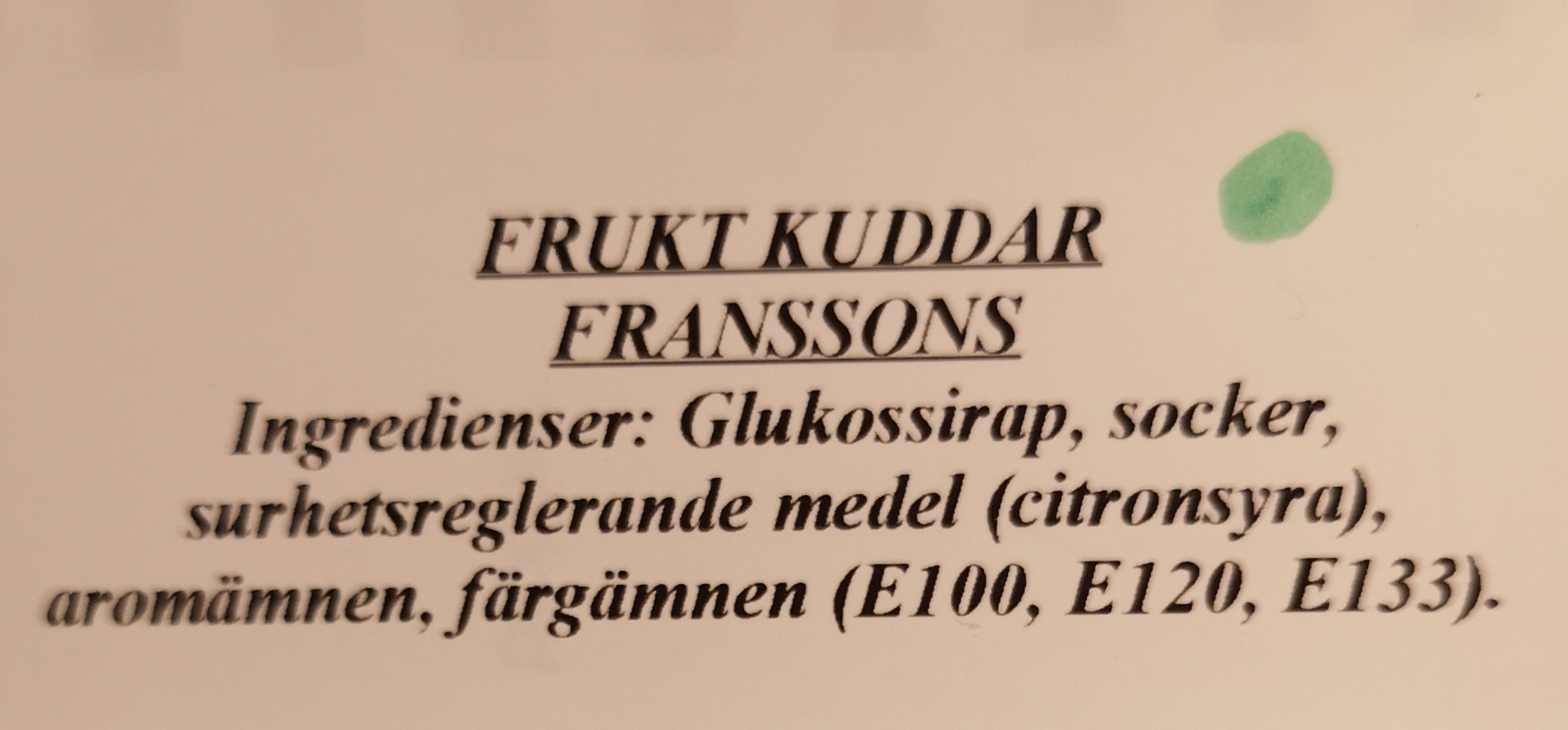 Fruktkuddar