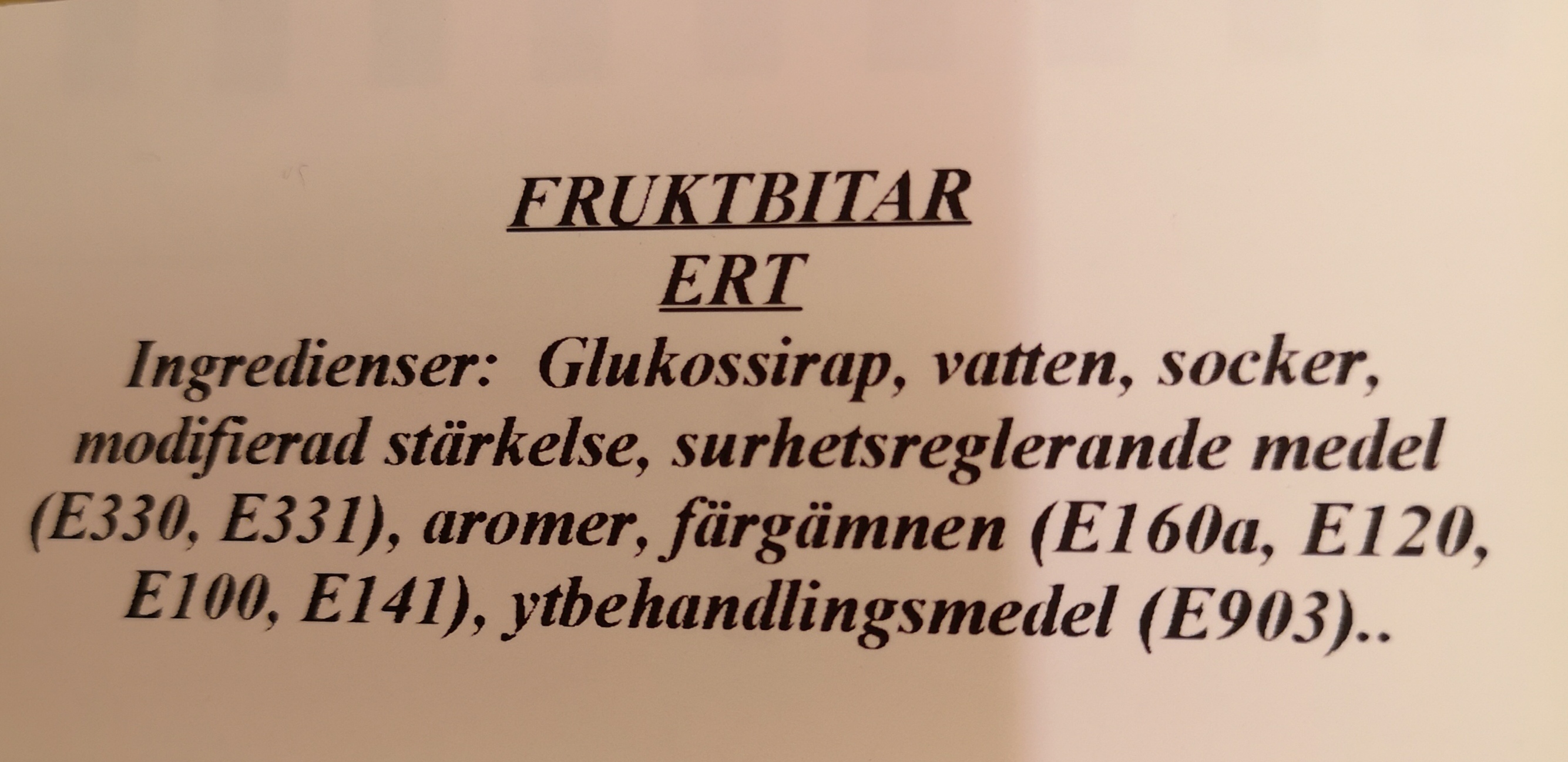 Fruktbitar