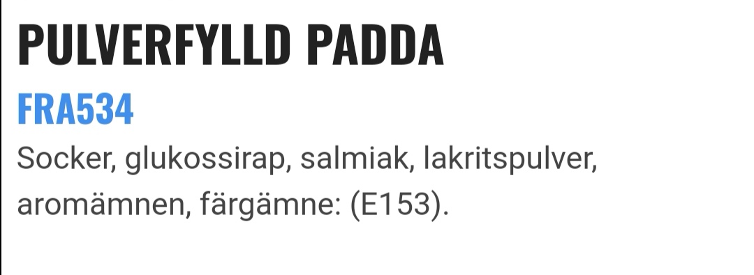 Pulverfylld padda
