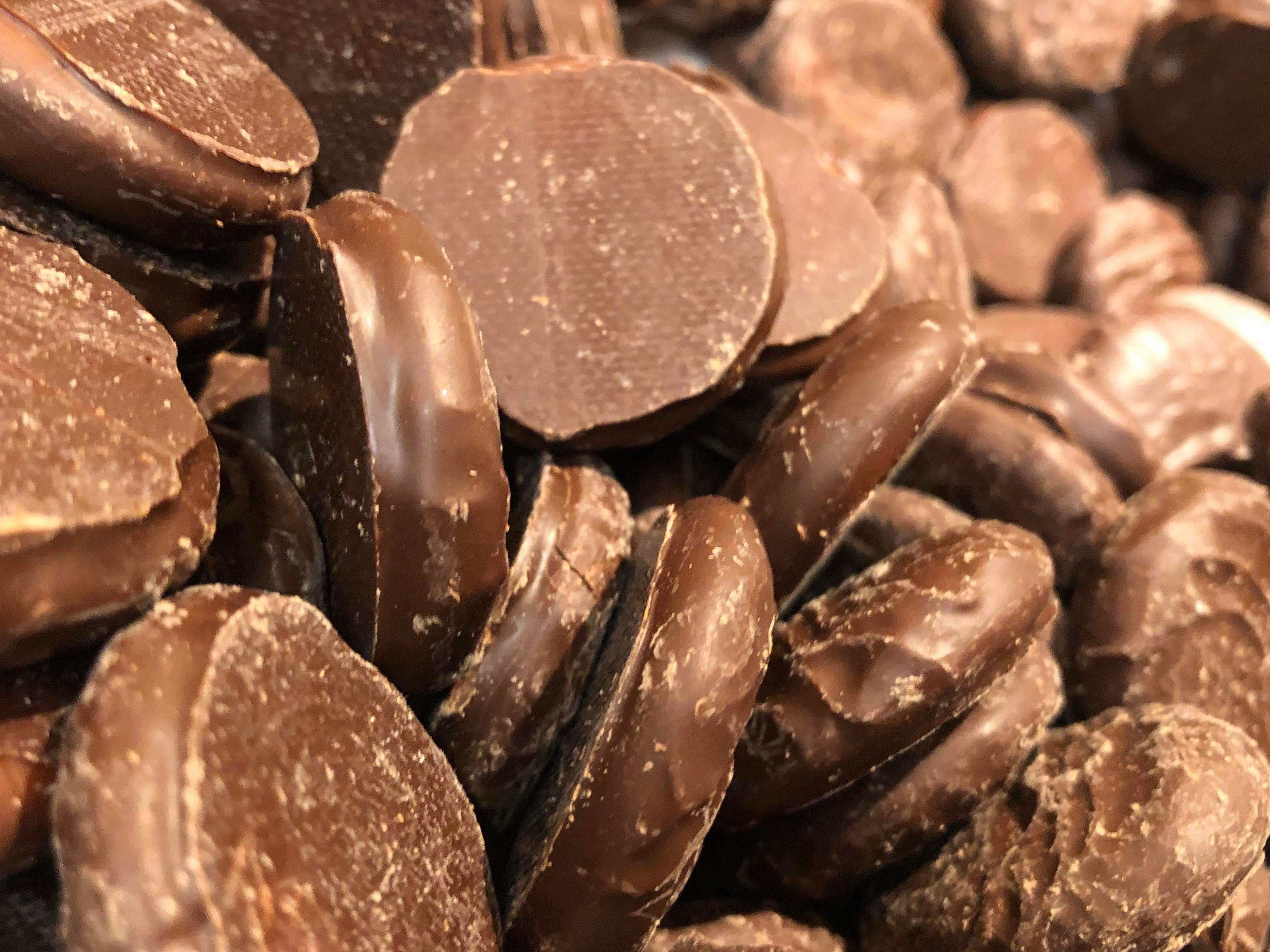 Pepparmint plattor chokladdoppad