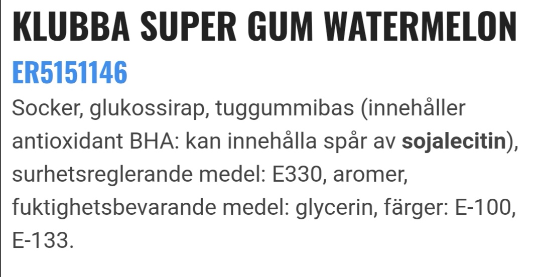 Klubba super gum watermelon