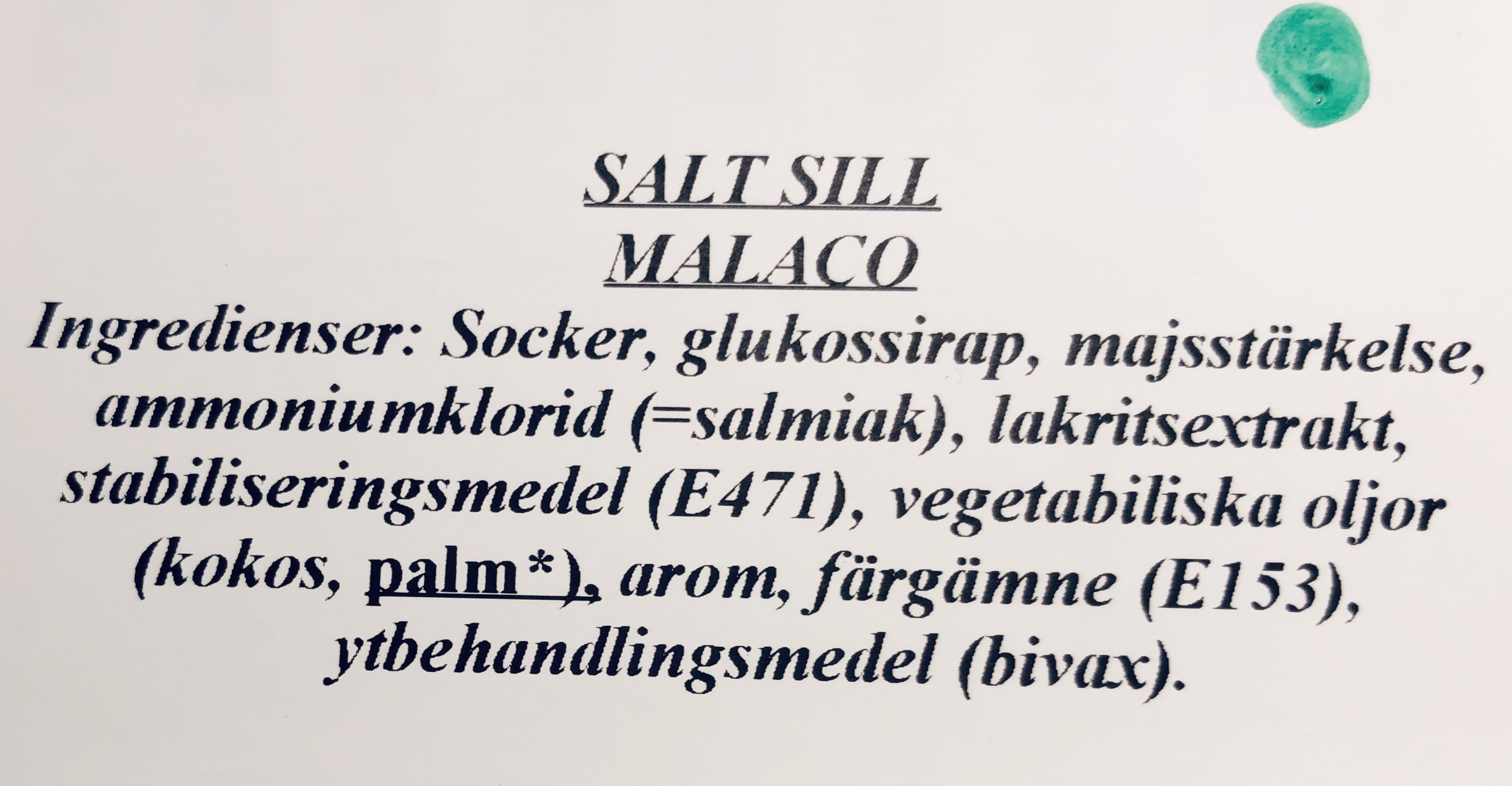Salt sill