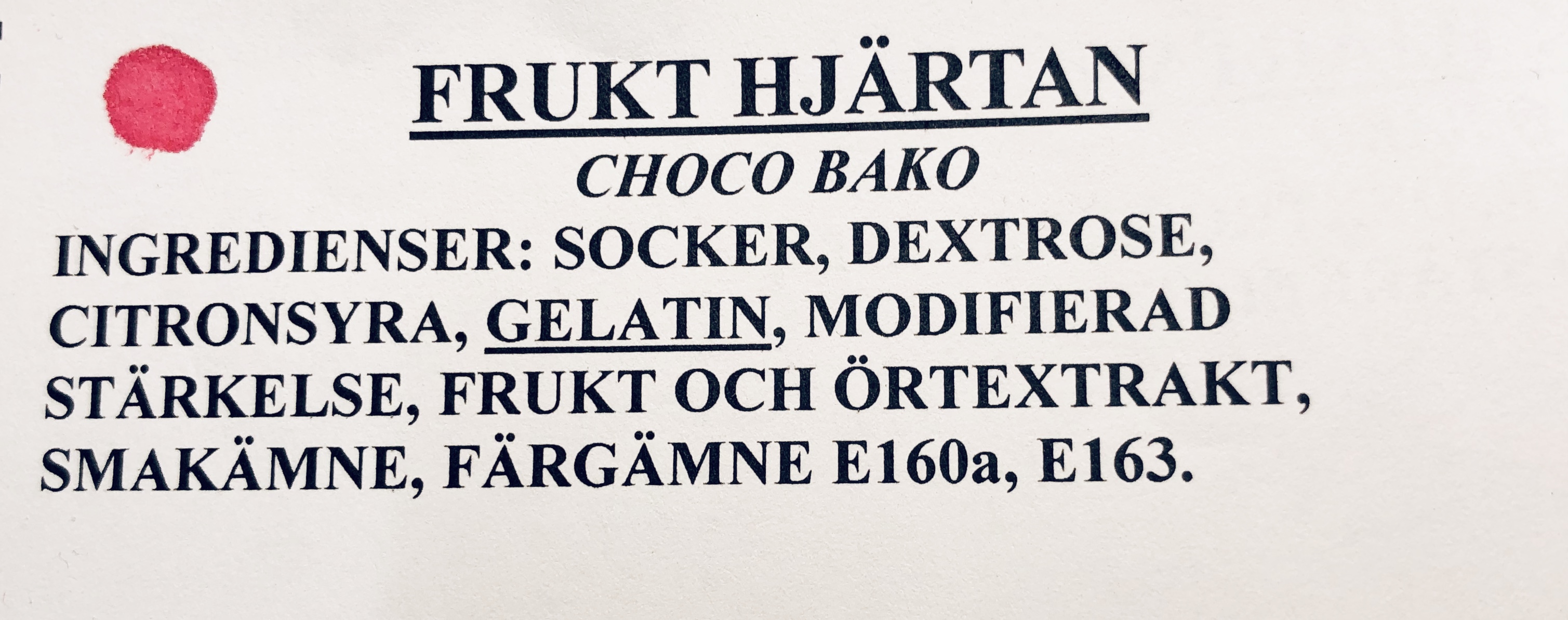 Frukt Hjrtan