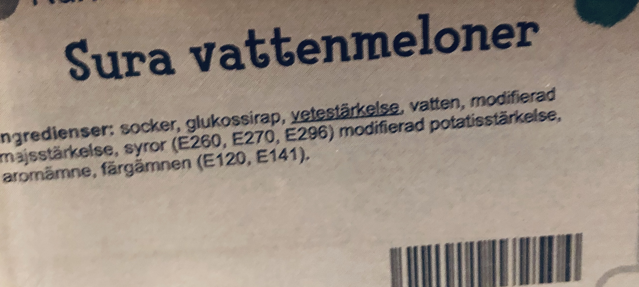 Sura Vattenmelon