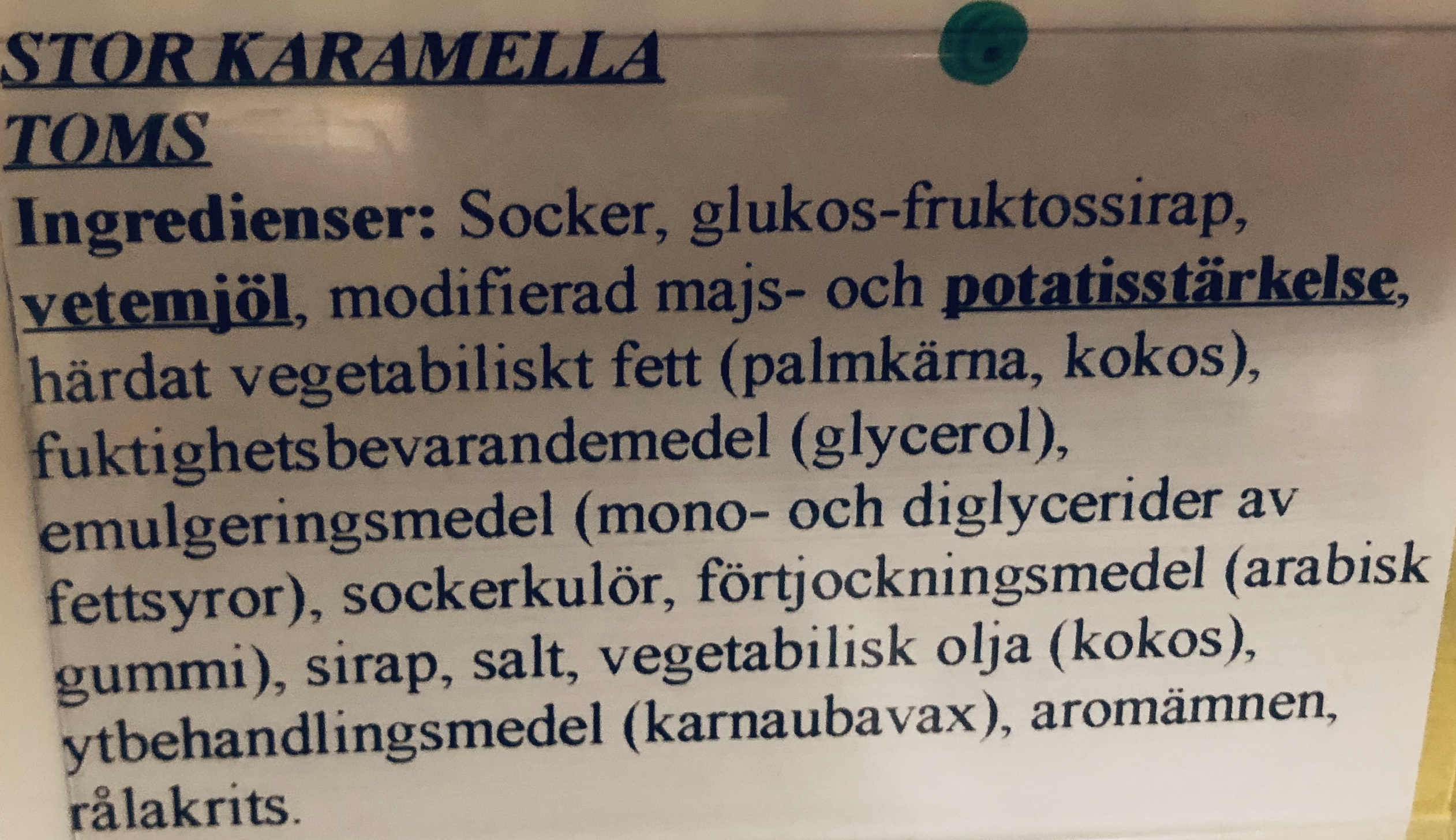 Stor karamella
