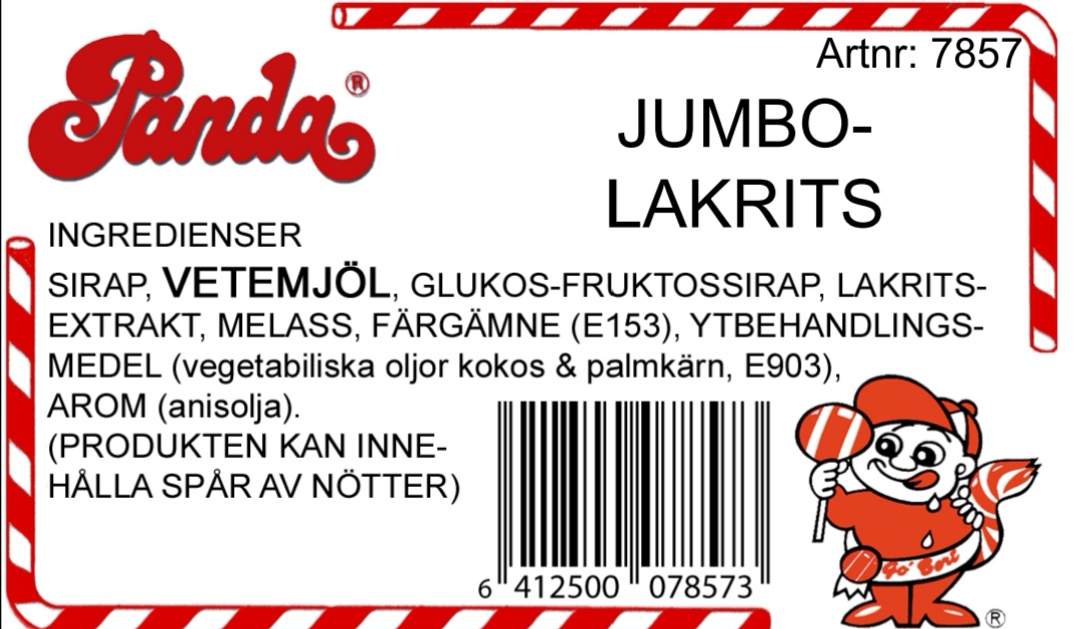 Jumbo lakrits