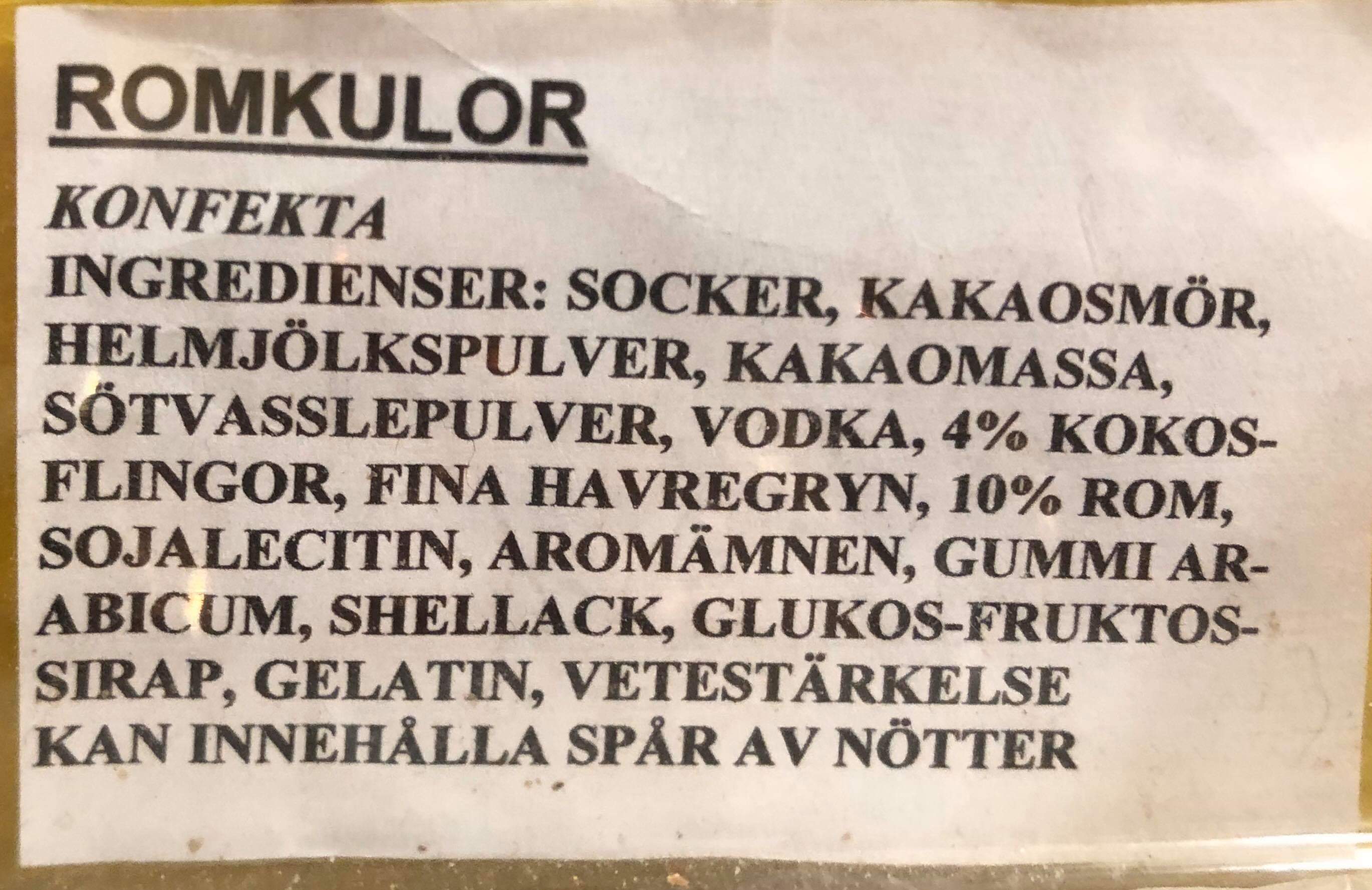 Romkulor