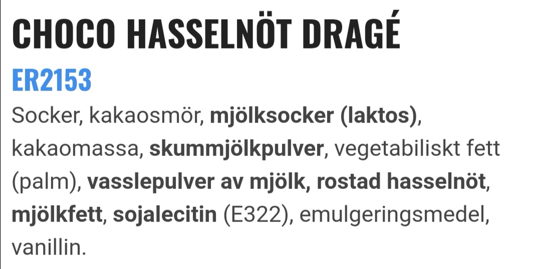 Choco hasselnt drage
