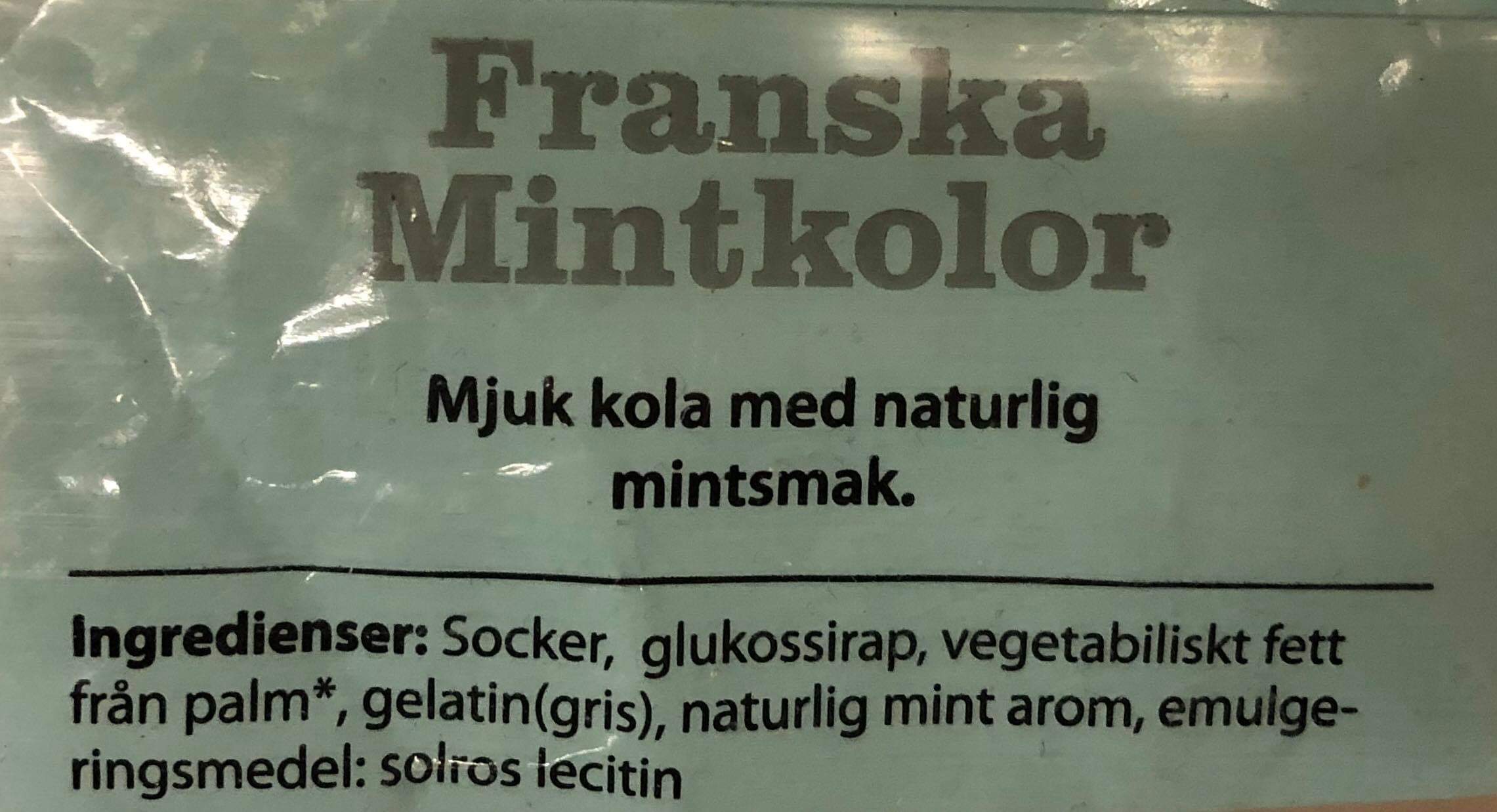 Franska mintkolor