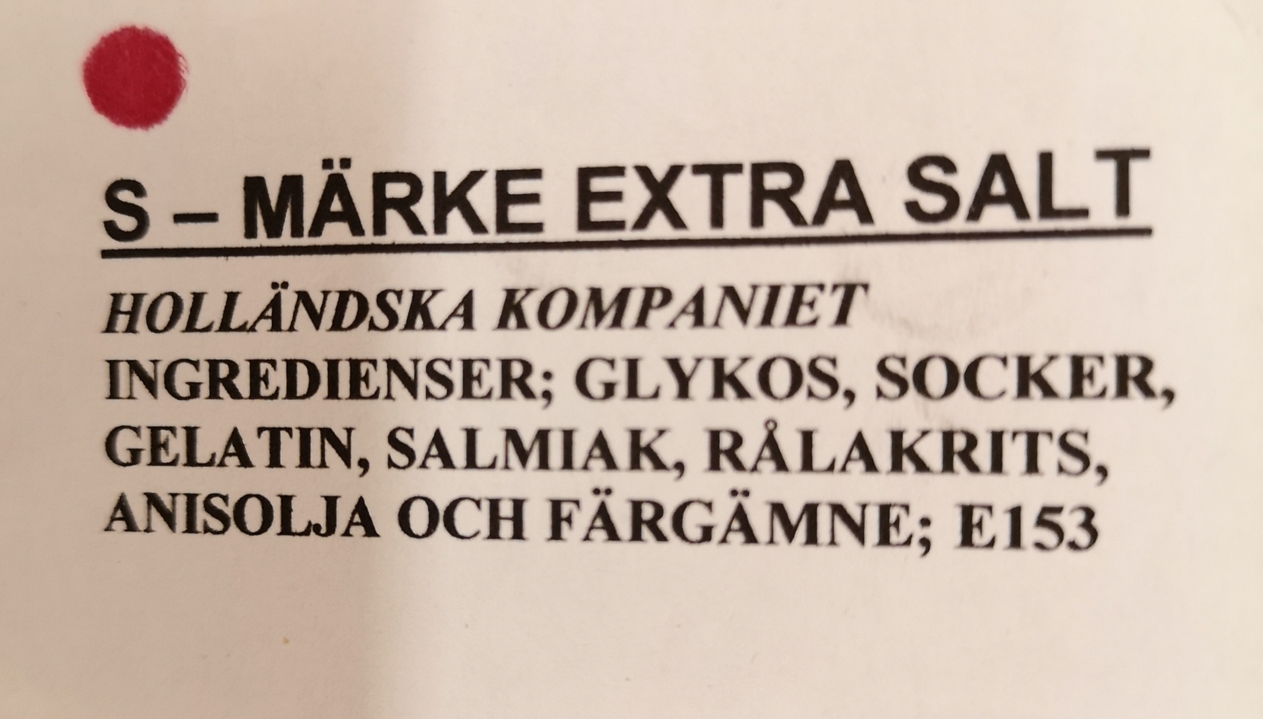 S-mrke extra salt