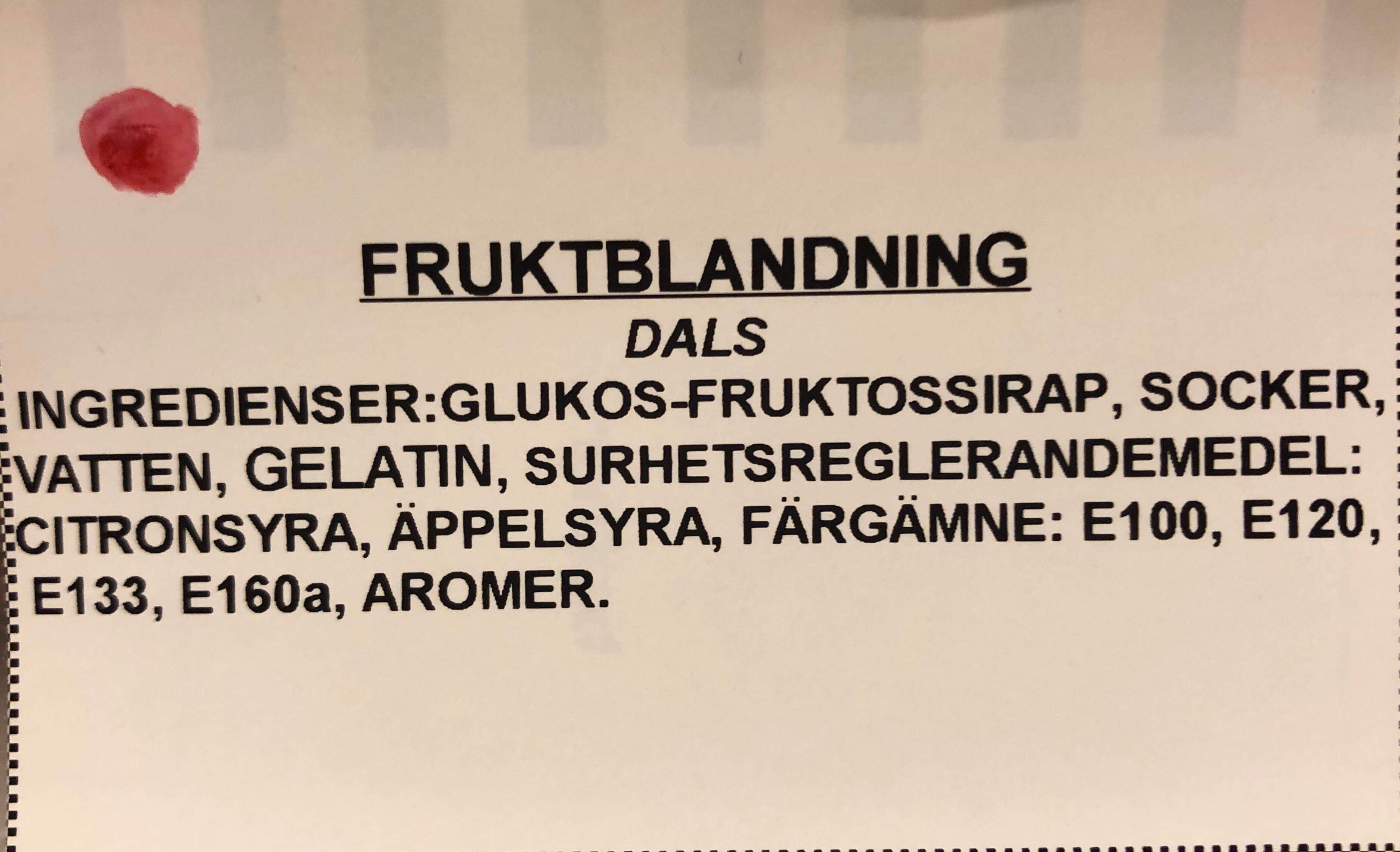 Fruktblandning