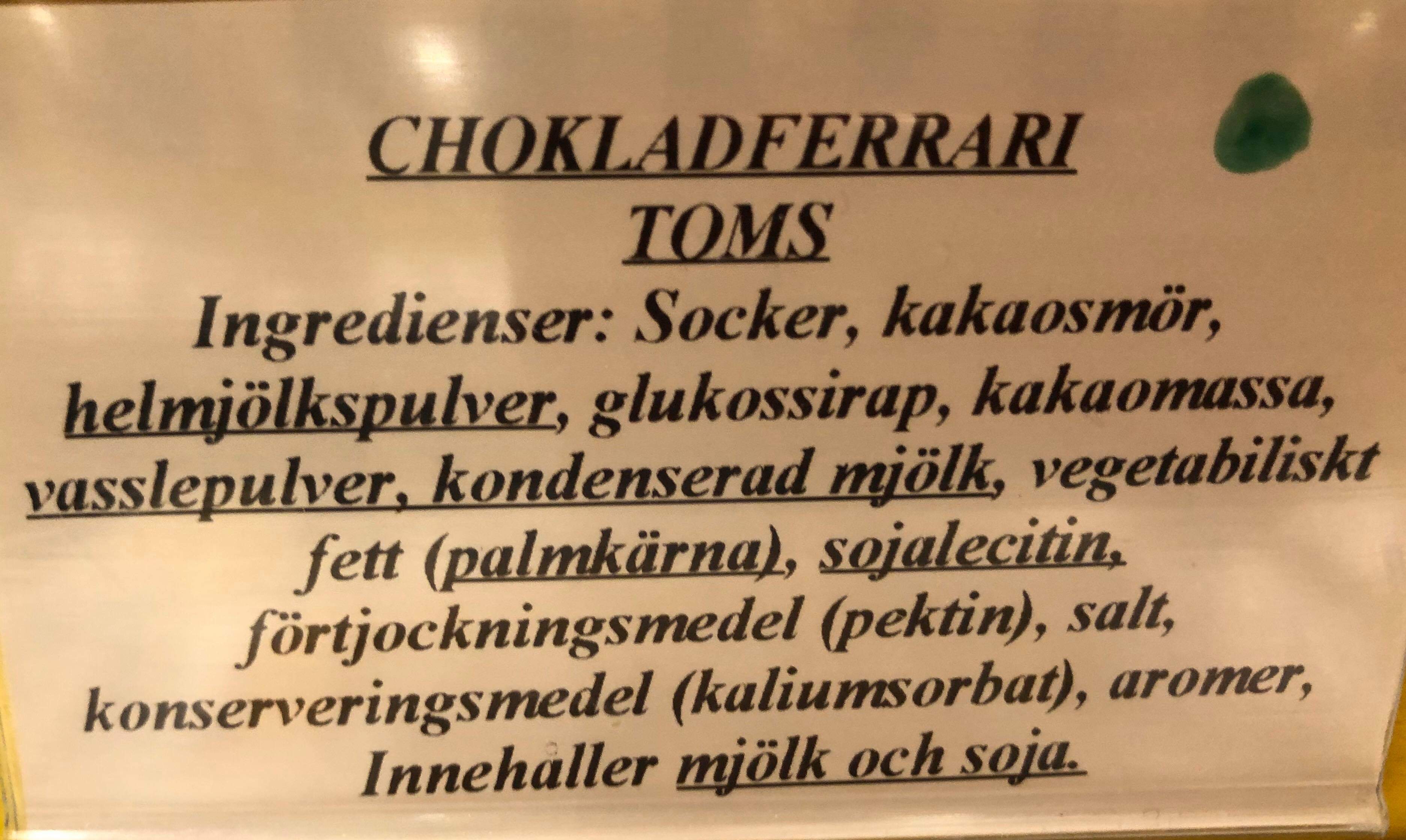 Choklad ferrari
