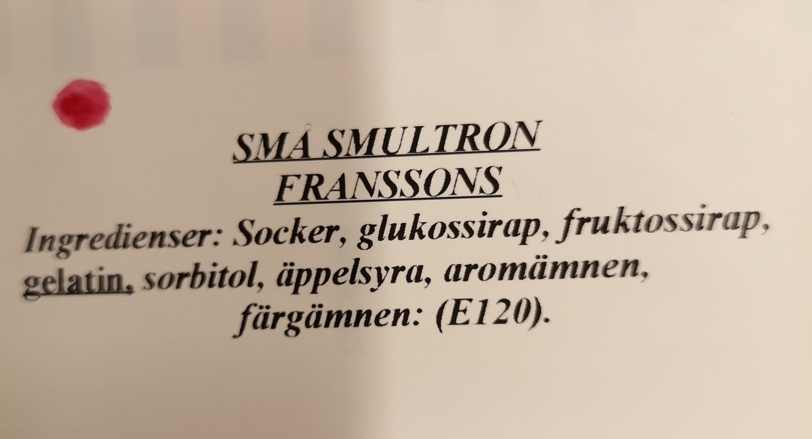 Sm smultron