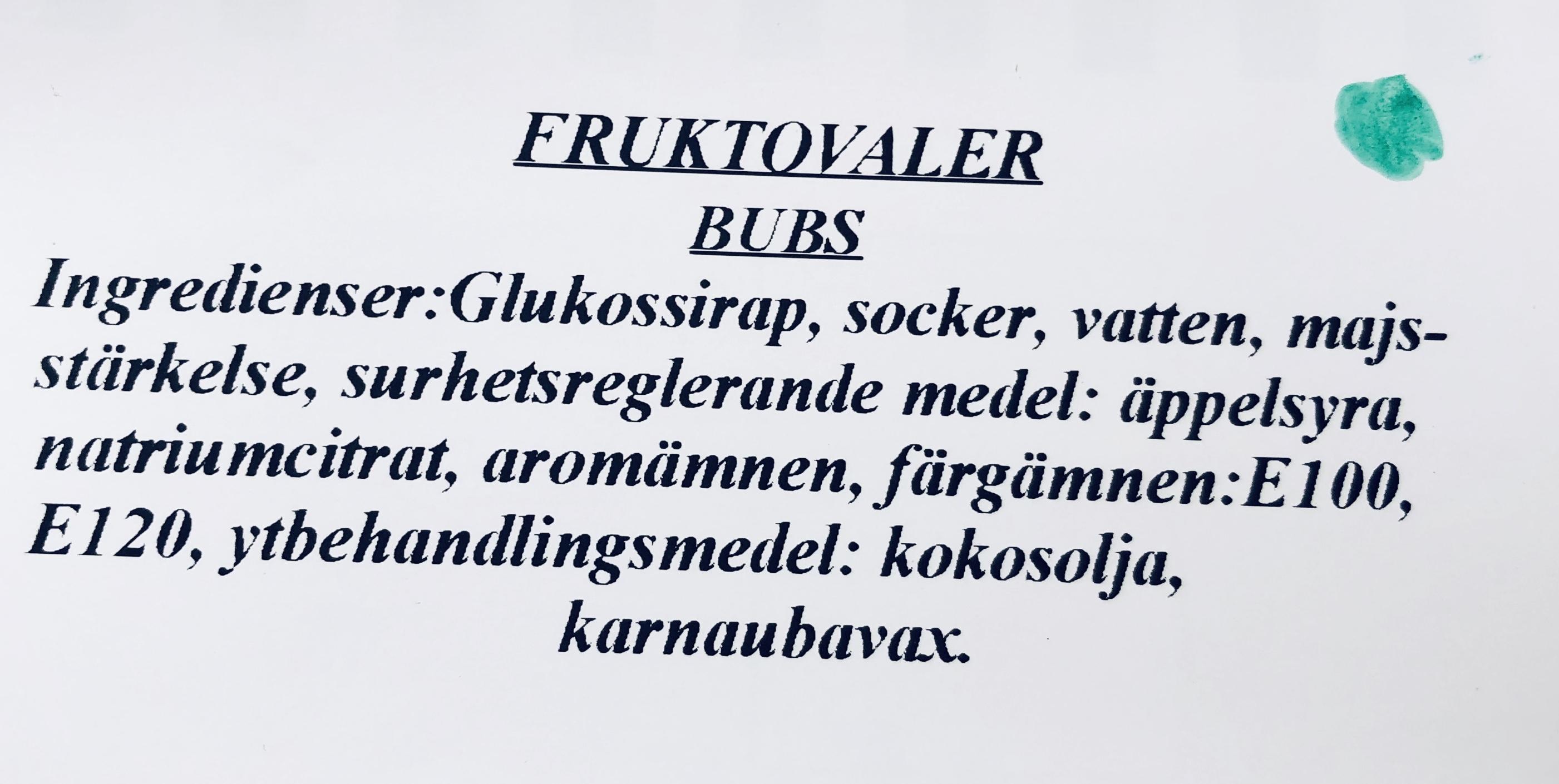 Fruktovaler