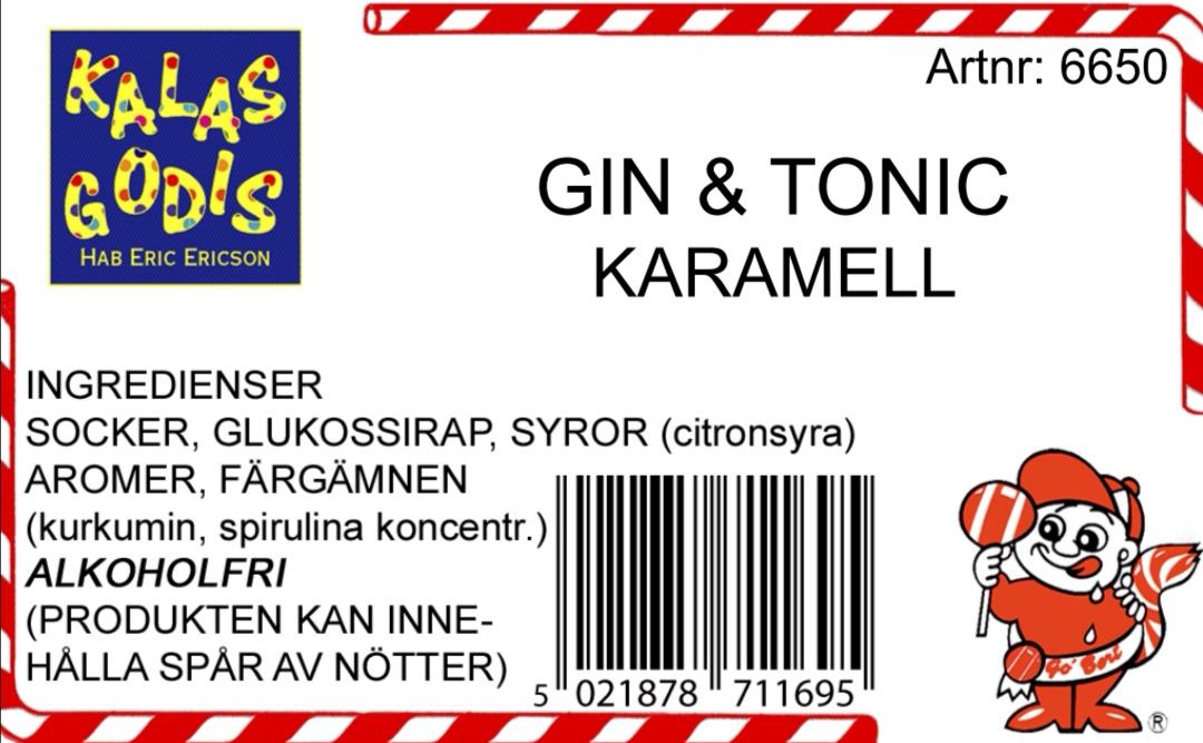 Gin & tonic karamell