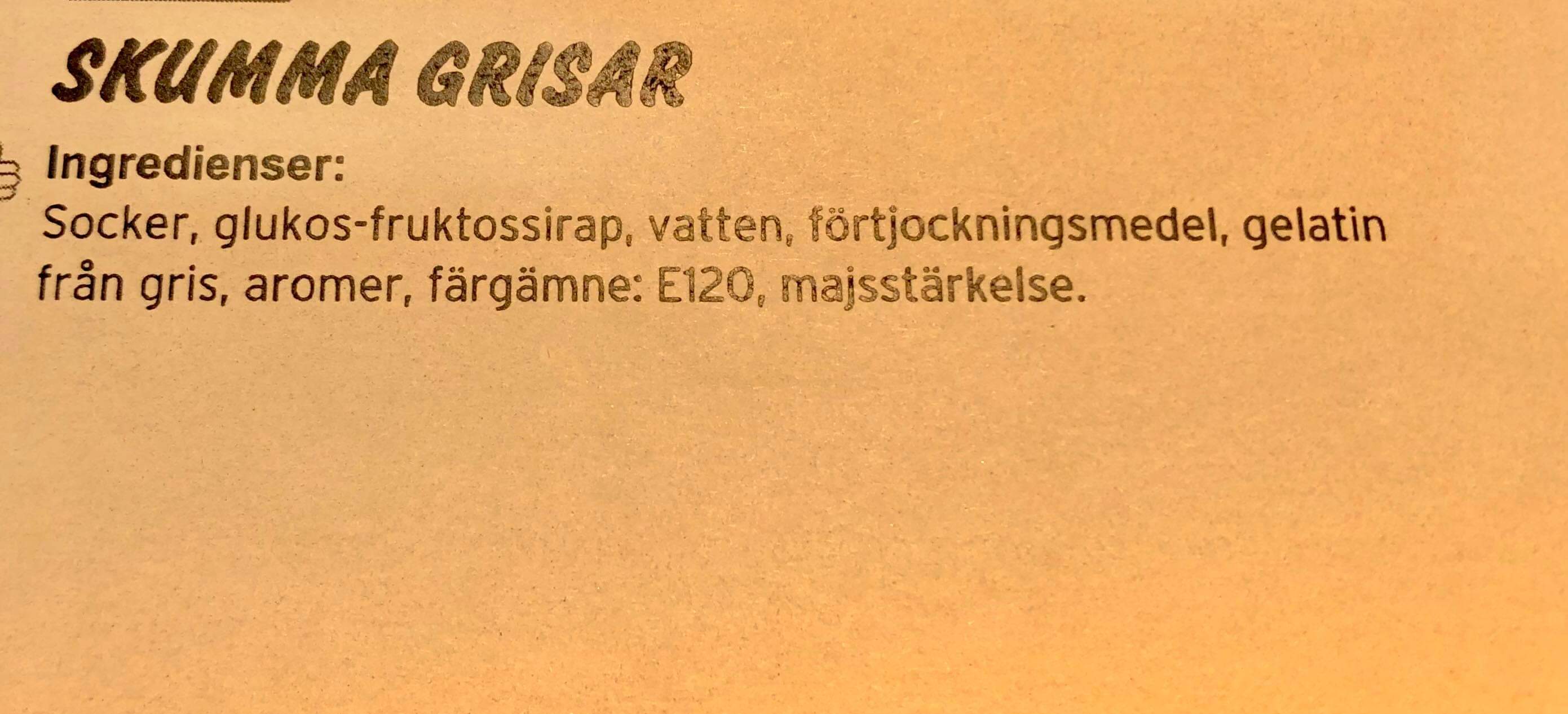 Skumma grisar