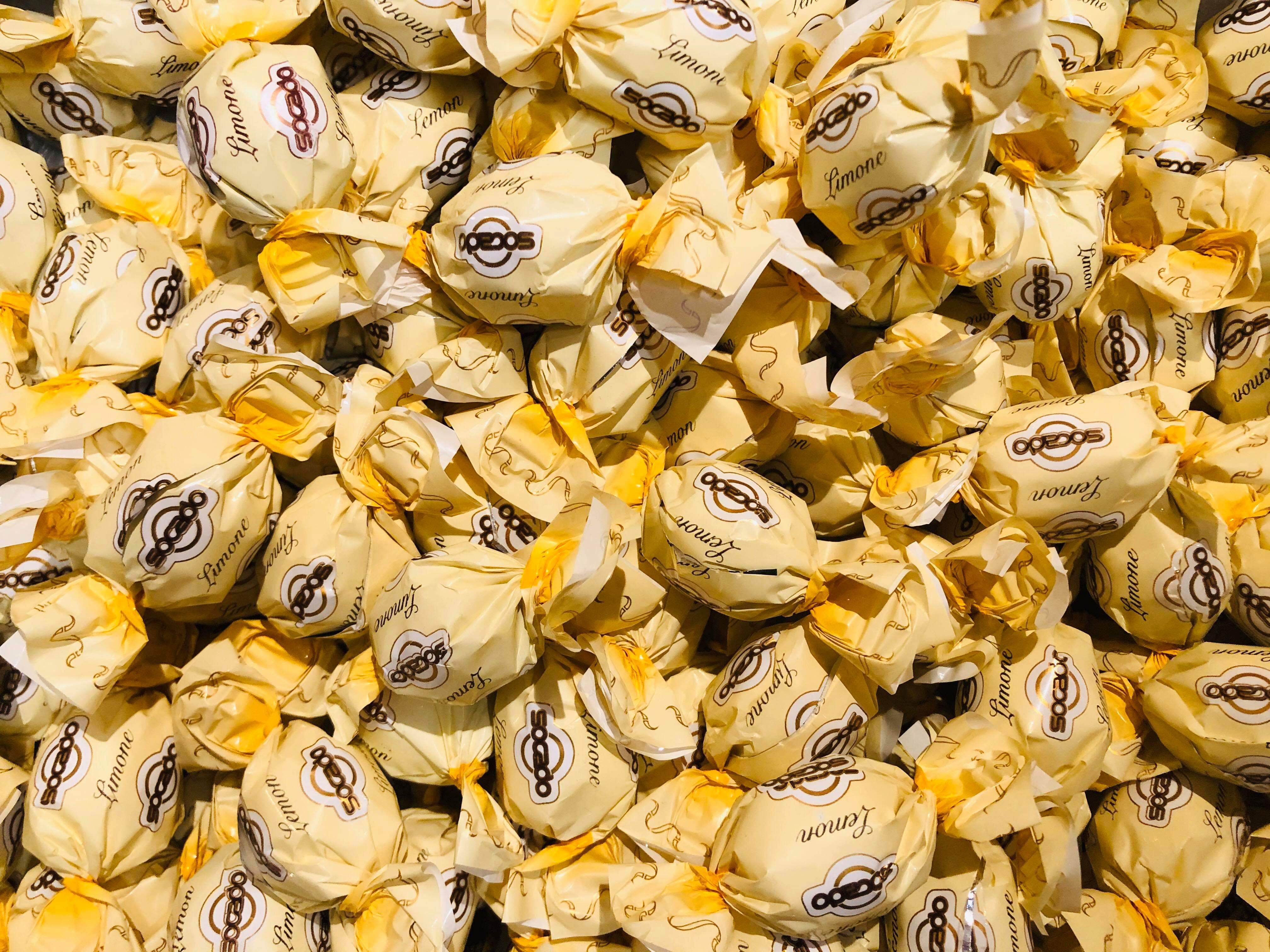 Chokladpralin med citron smak