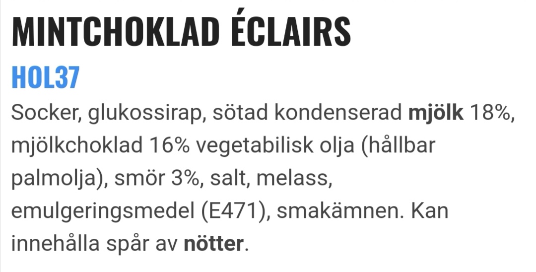 Mintchoklad eclairs
