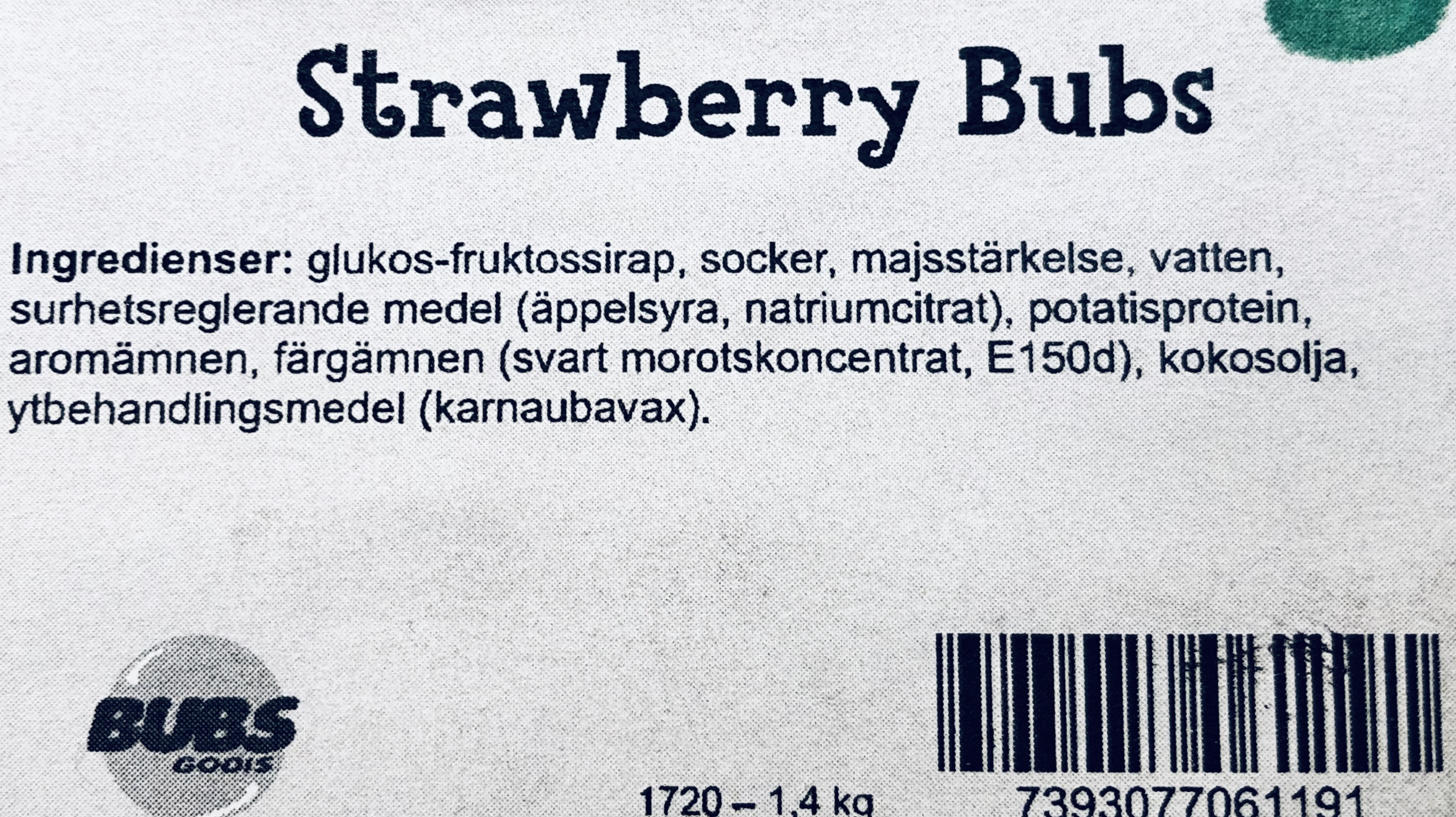 Strawberry bubs