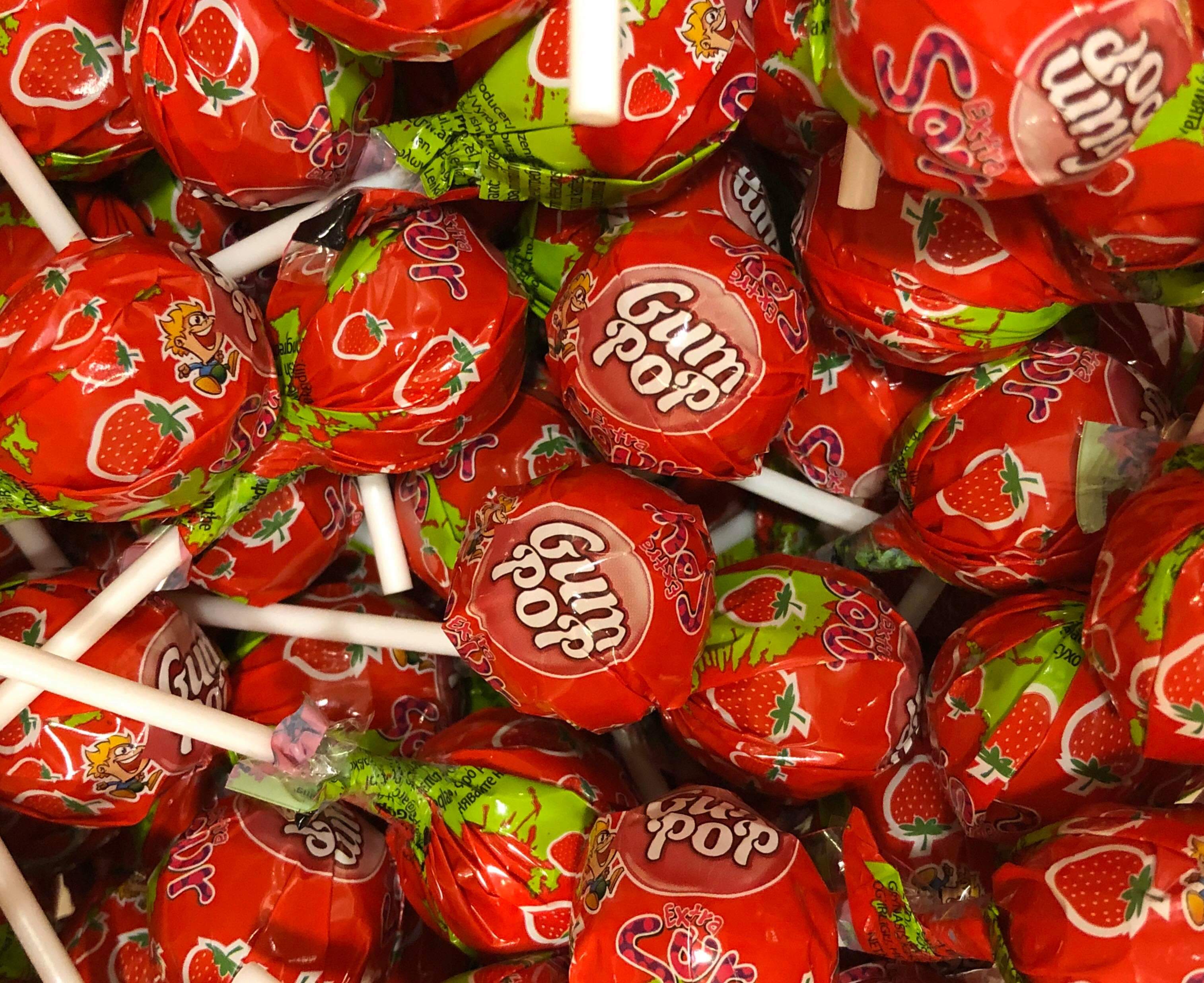 Gumpop sur jordgubb