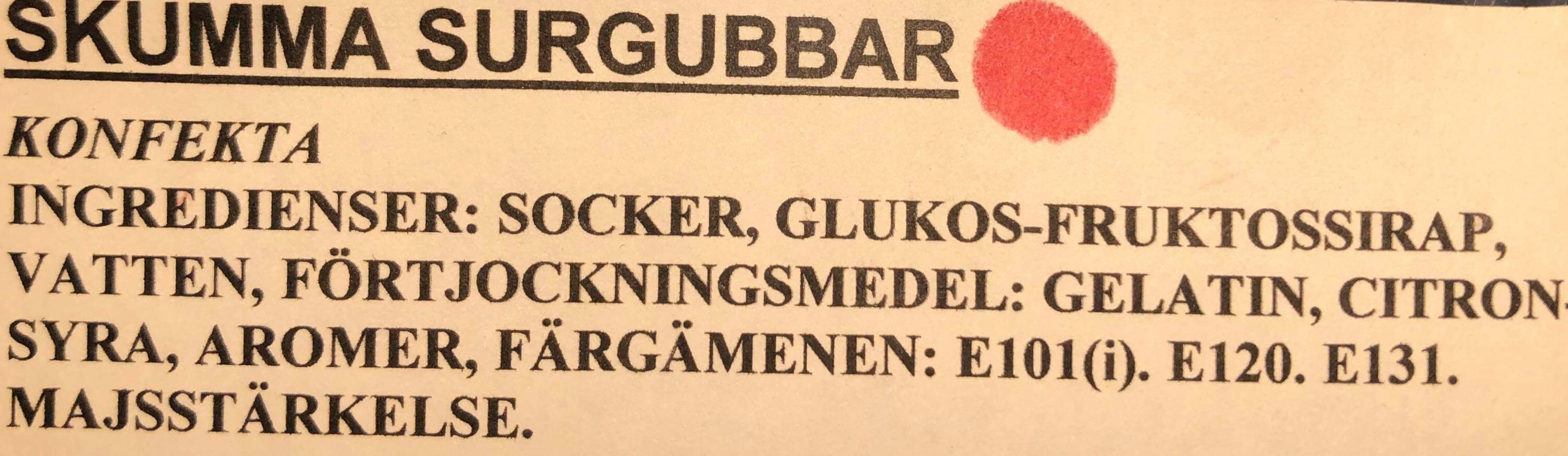 Skumma sur gubbar