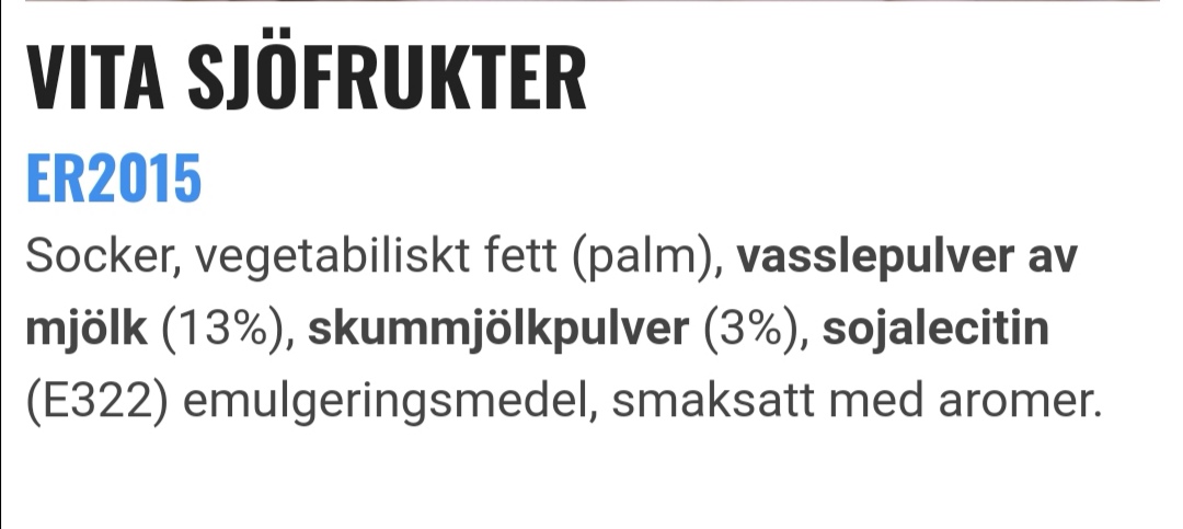 Vita sjfrukter