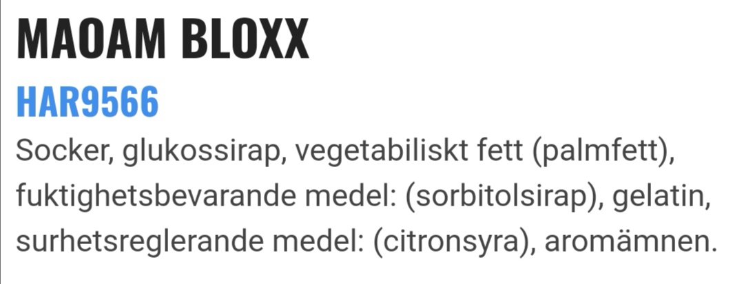 Maoam bloxx