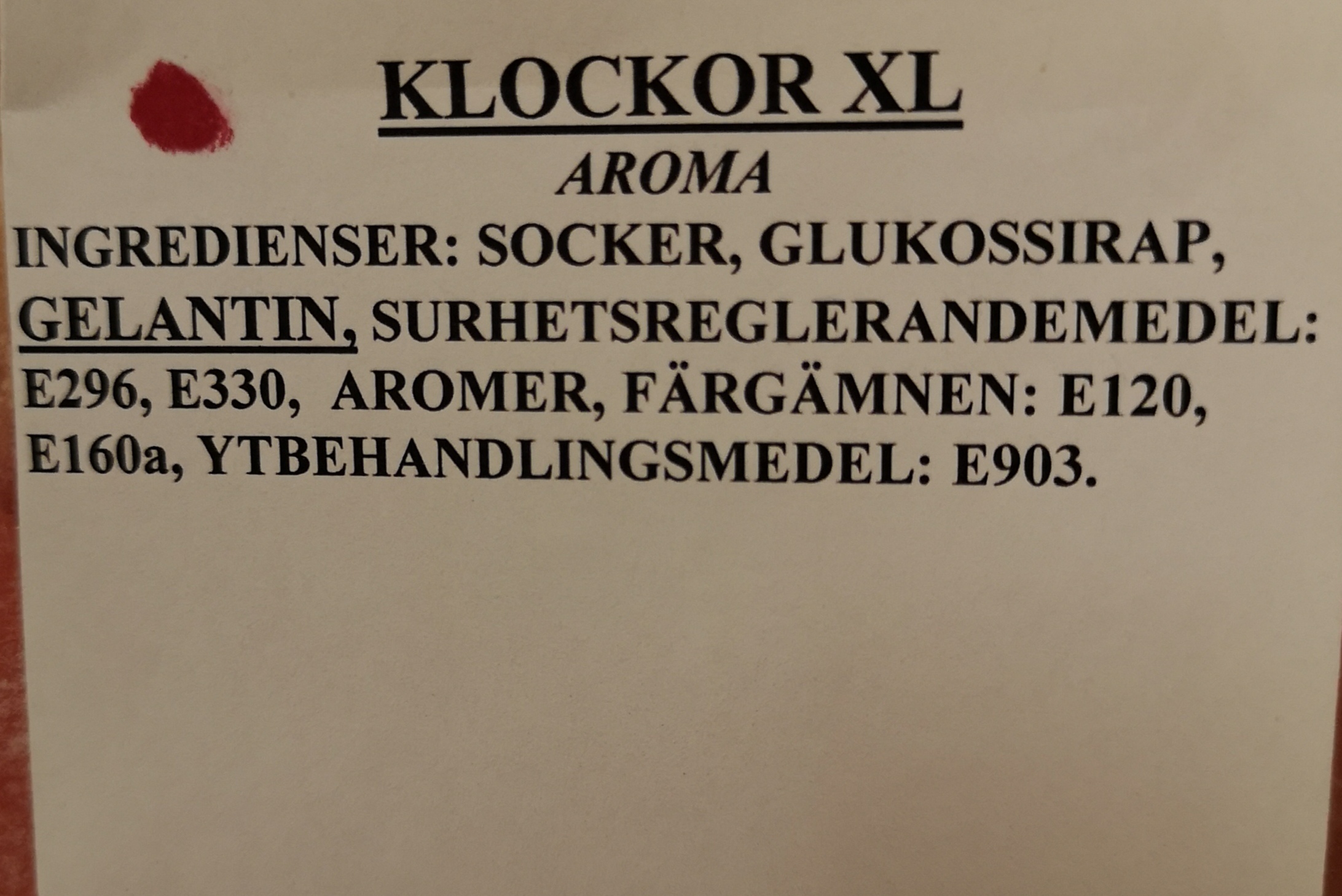 Klockor xl