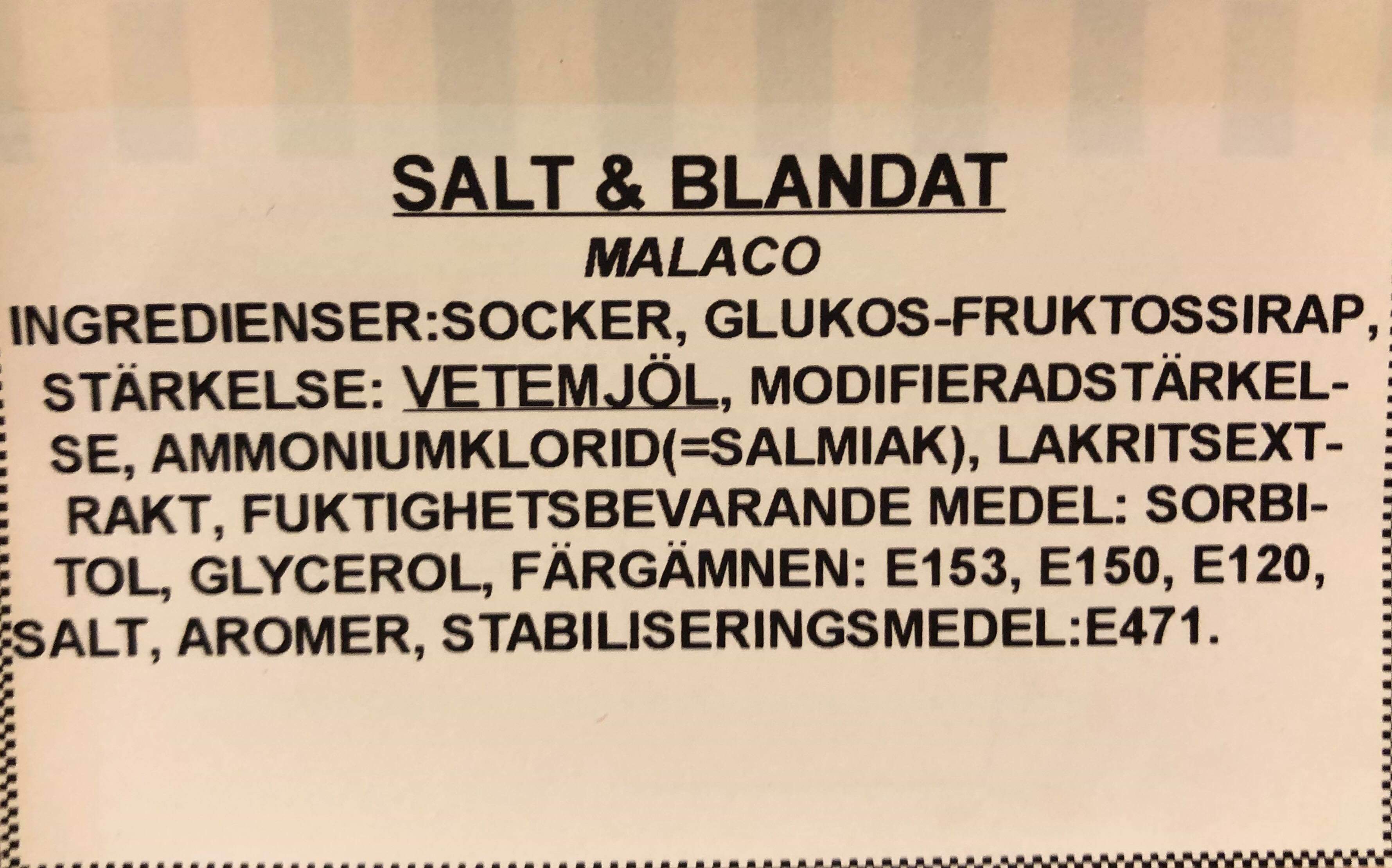 Salt&blandat