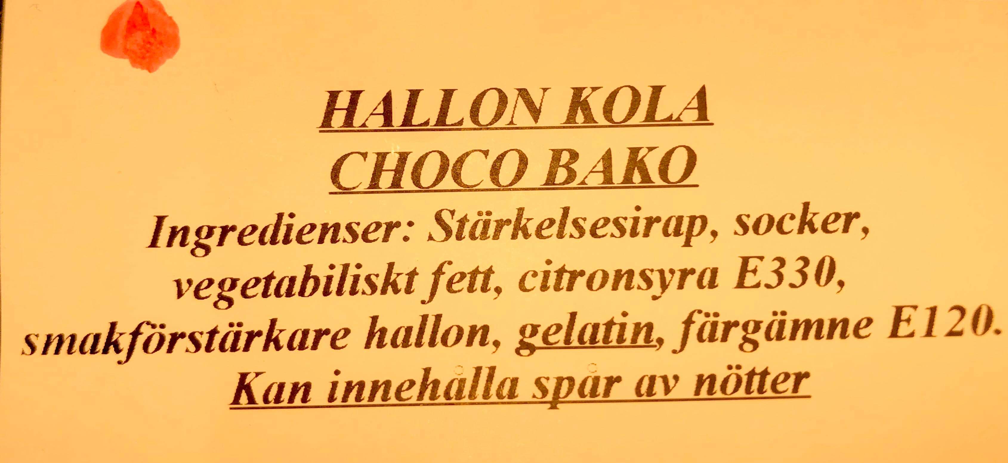 Hallon kola