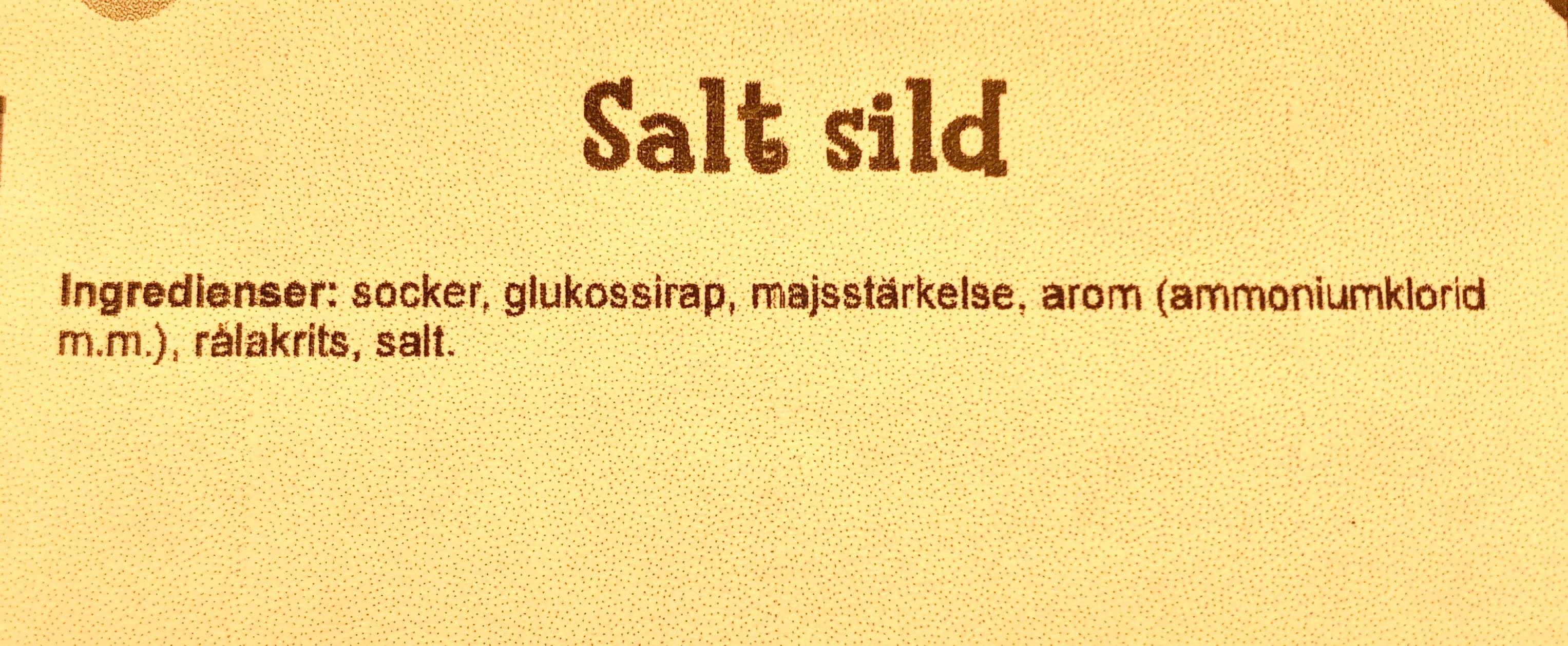 Salt sild