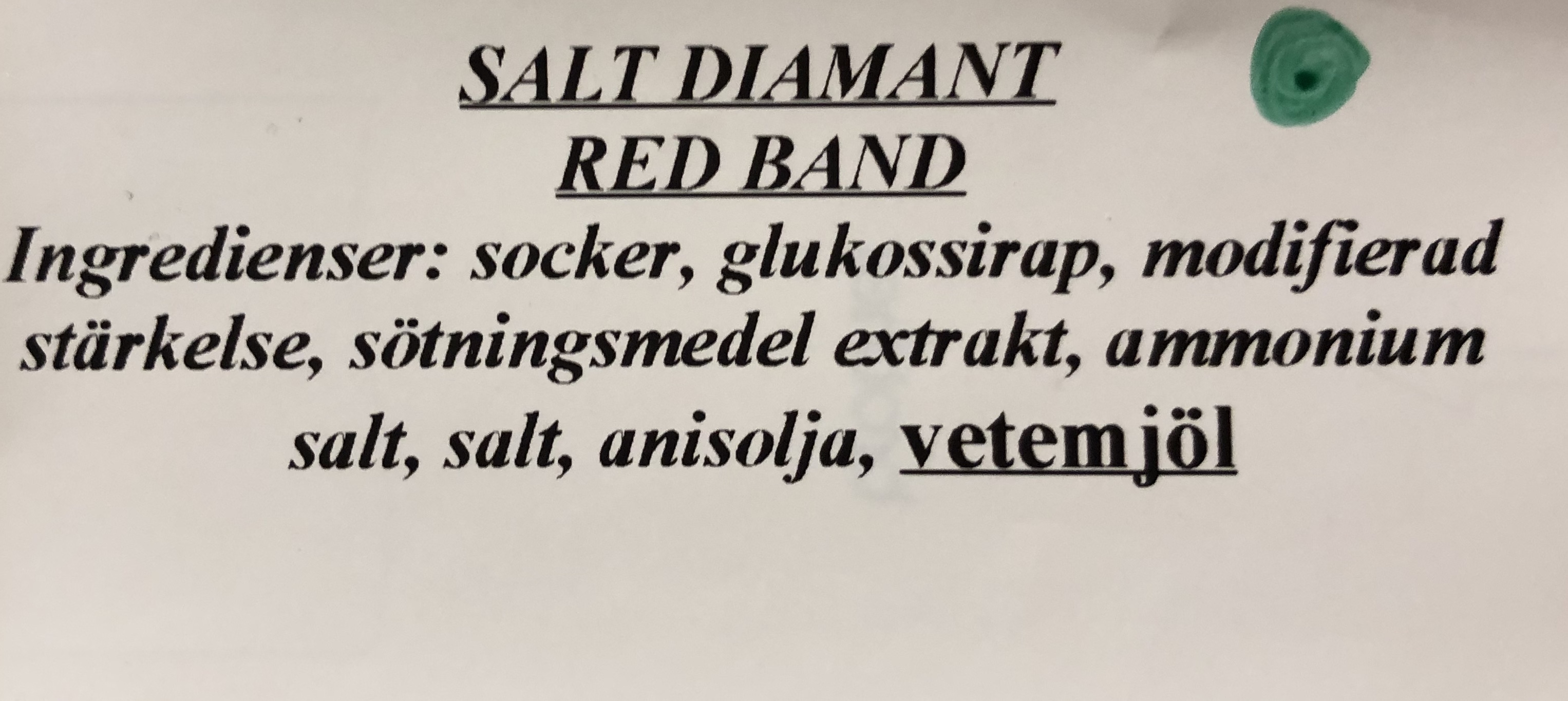 Salt diamant