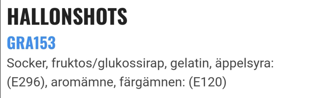 Hallonshots