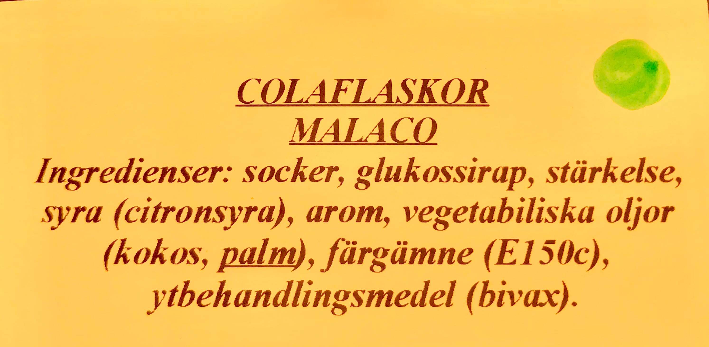 Colaflaskor