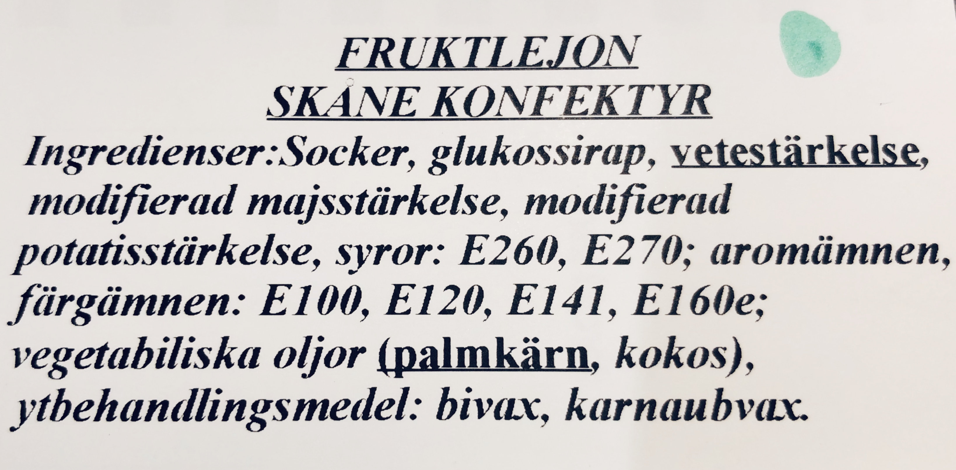 Fruktlejon