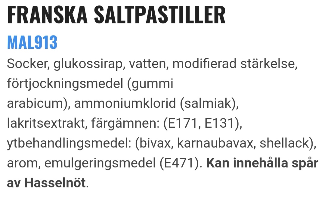 Franska saltpastiller