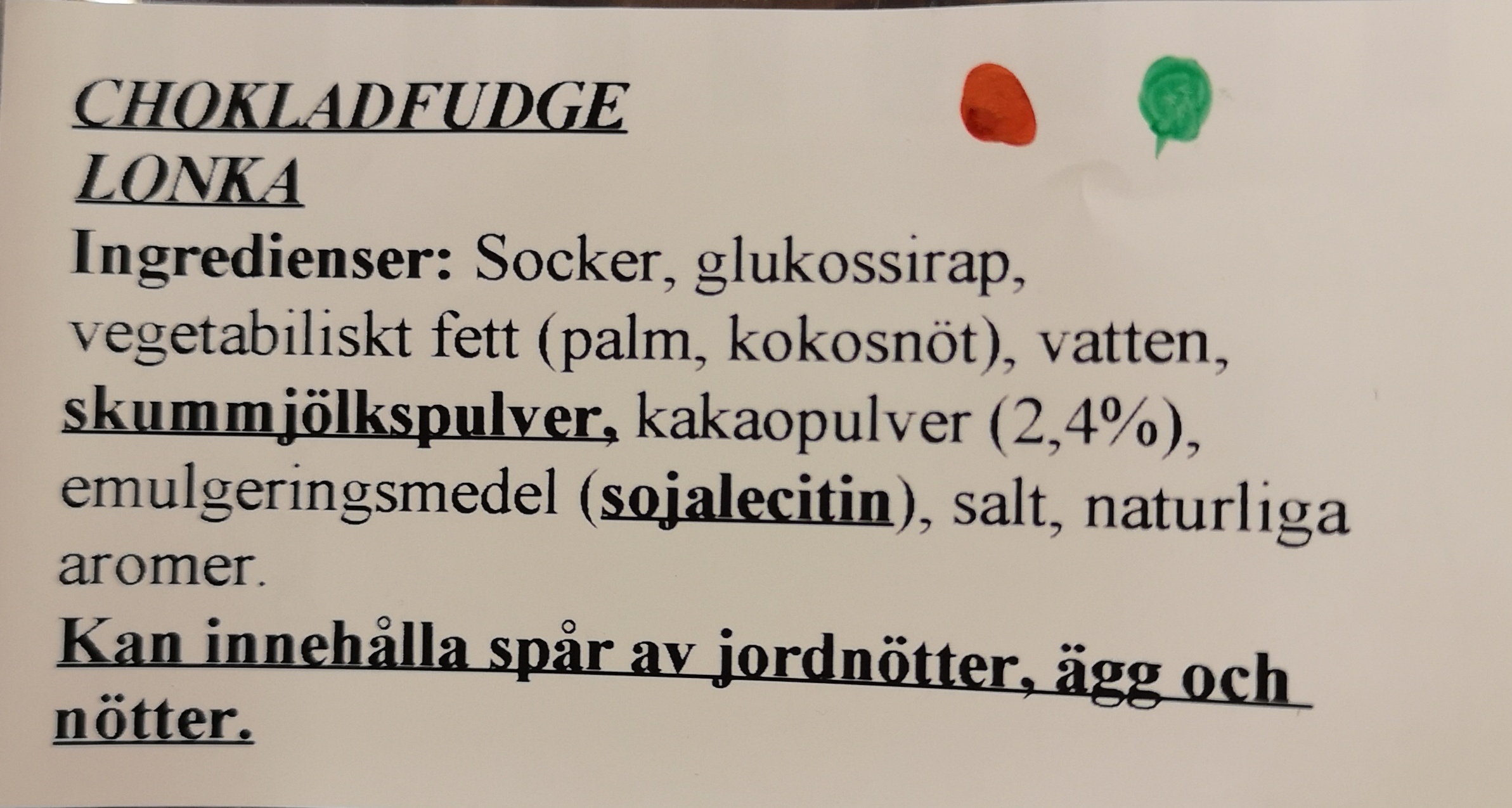 Chokladfudge